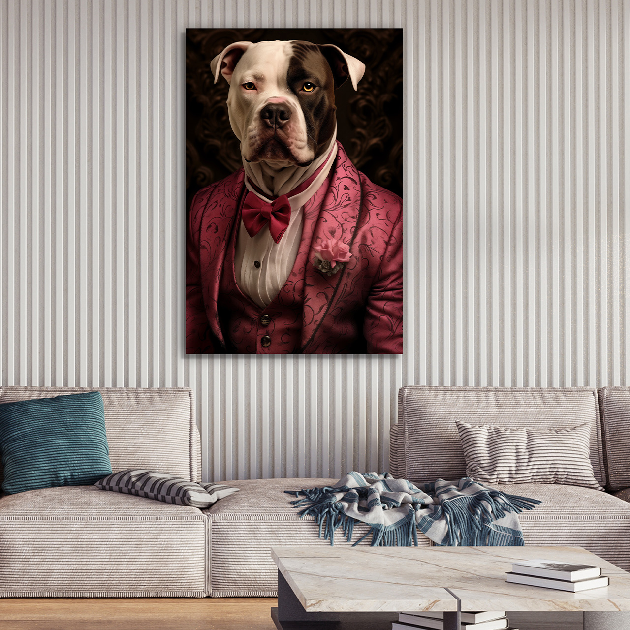 Acrylglasbild Stylish Bully image LAND