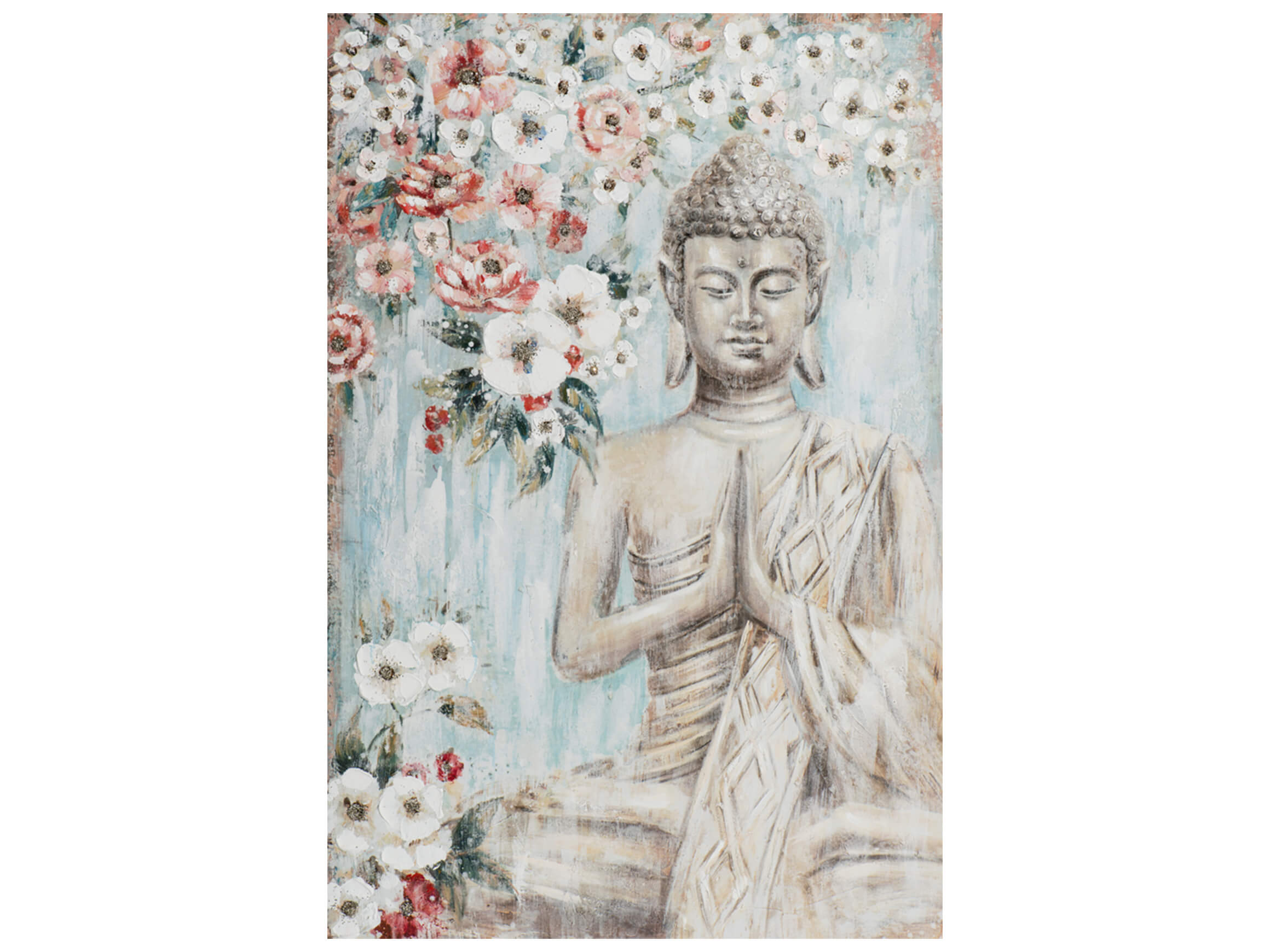 Bild Buddha mit Blümchen image LAND