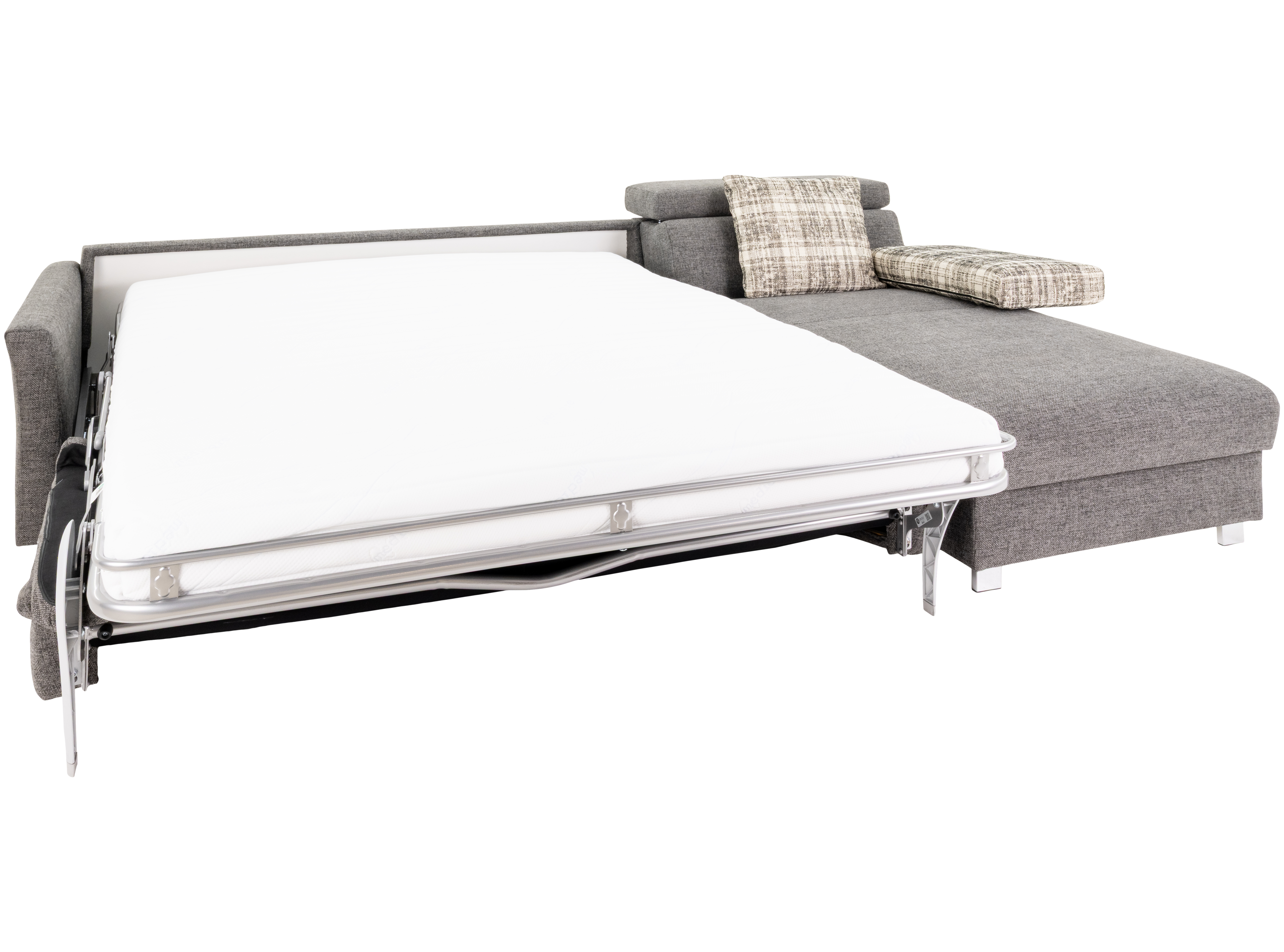 Schlaf-Ecksofa Selina Anthrazit Basic Bali / Farbe: Anthrazit