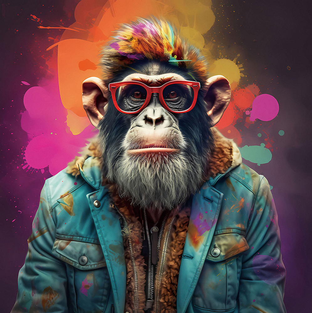 image LAND Glasbild Punk Power  | Schubiger Möbel