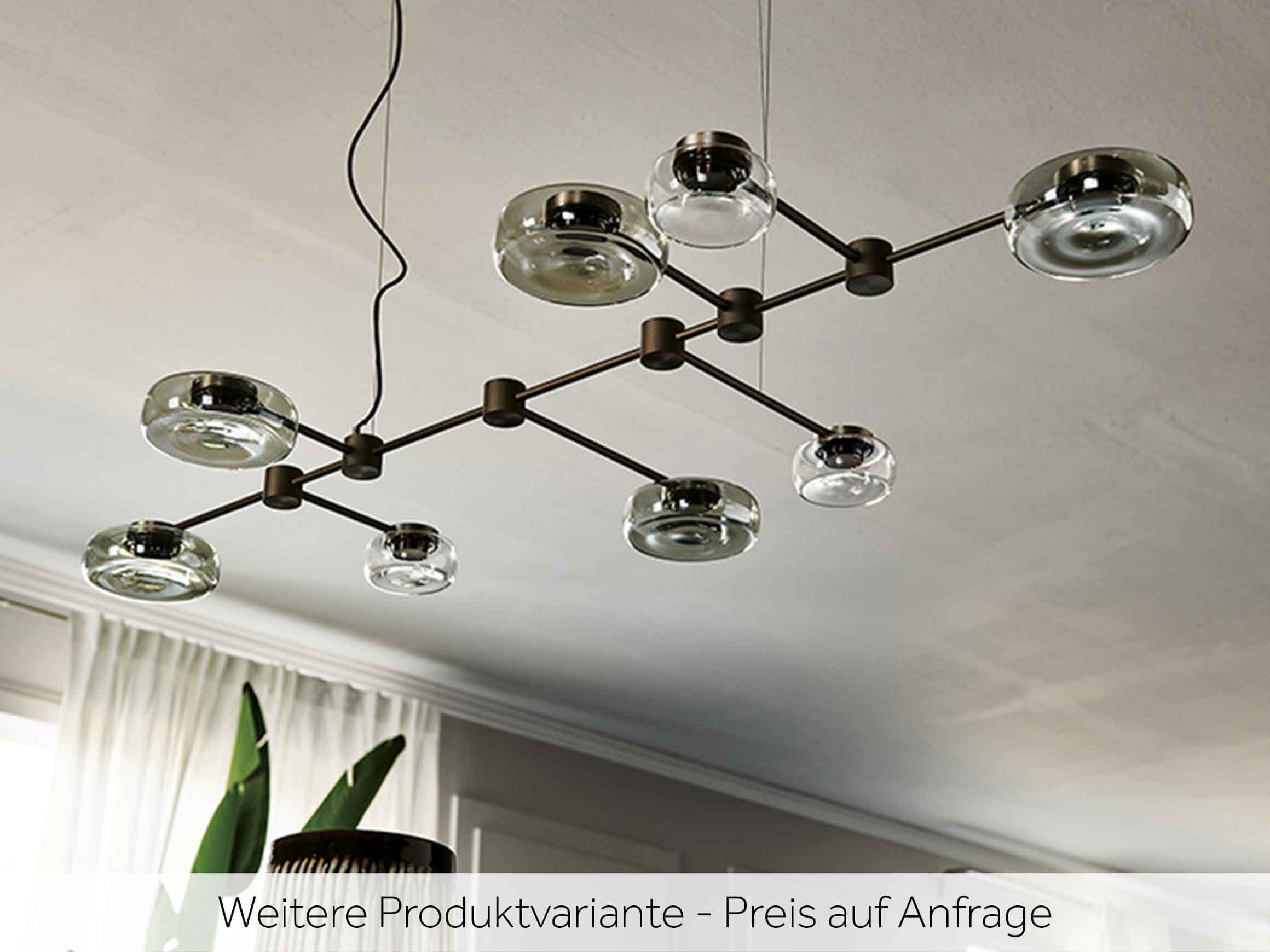 Hängelampe Circuit Cattelan / Farbe: Titan Transparent