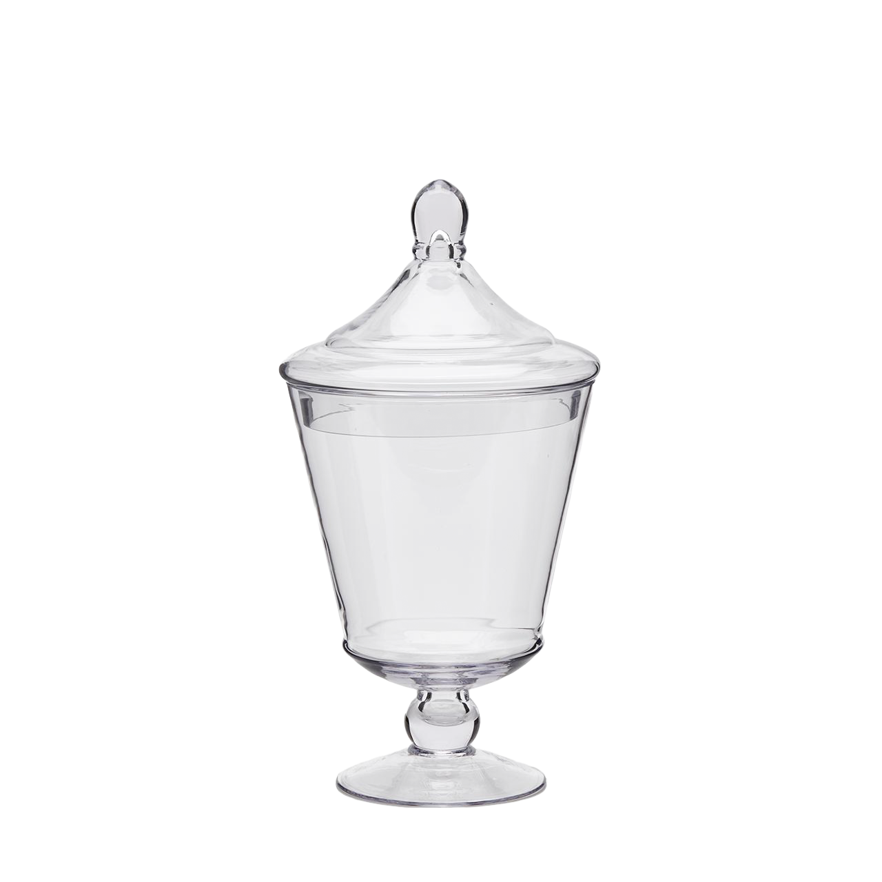 Bonboniere Goblet with Lid, Glass Edg