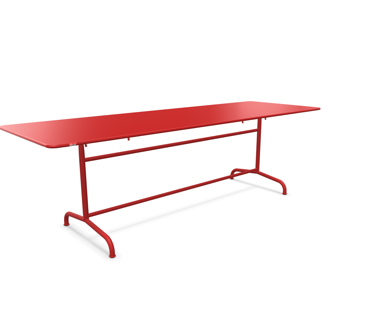 Schaffner Metall-Tisch Rigi Rot | Schubiger Möbel