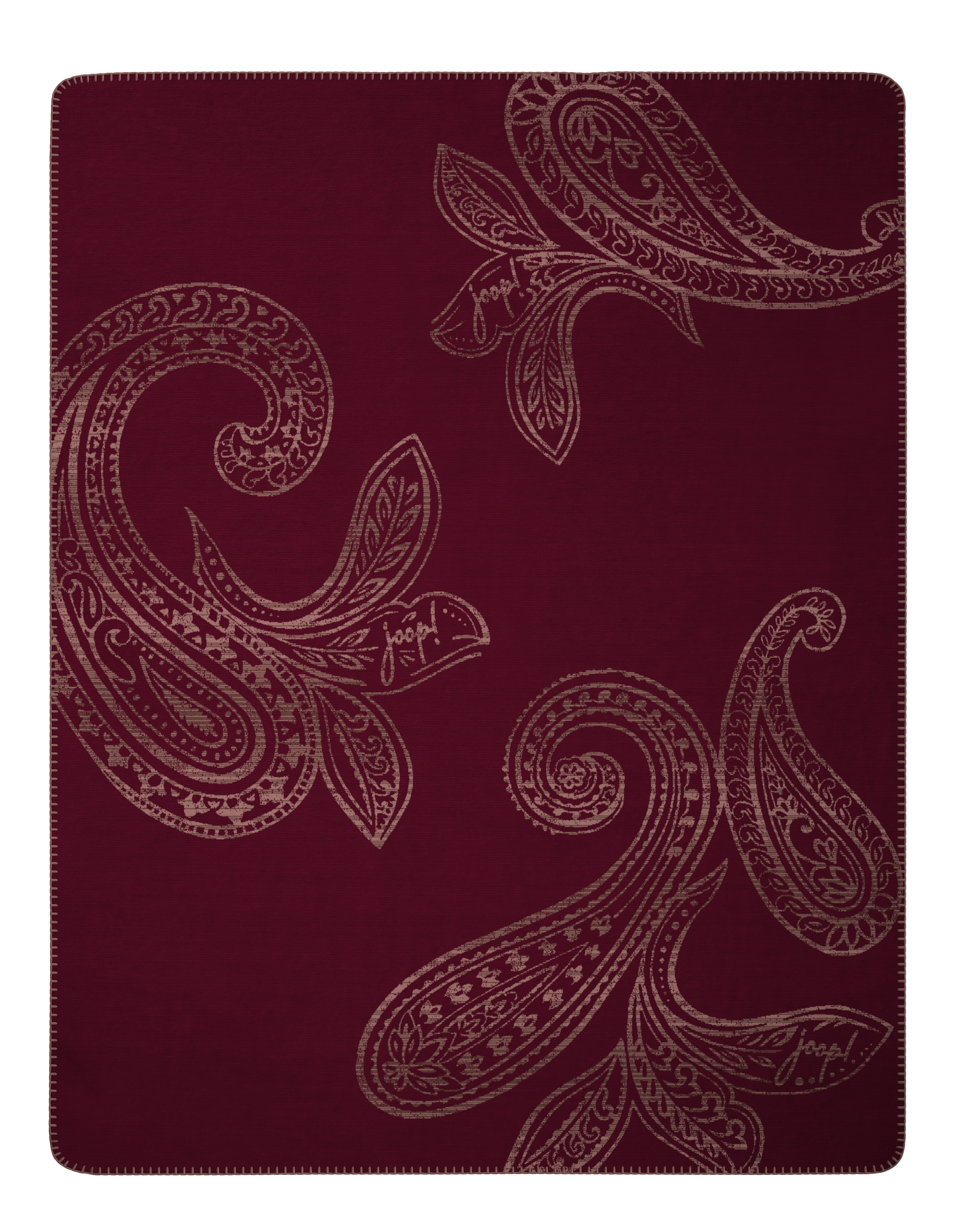 Plaid Paisley Trend Rouge Biederlack / Grösse: 150 x 200 cm