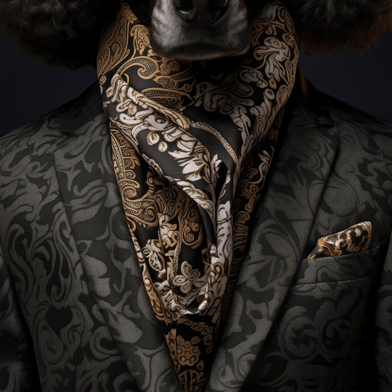 Canvas-Stylish Pudel-image LAND
