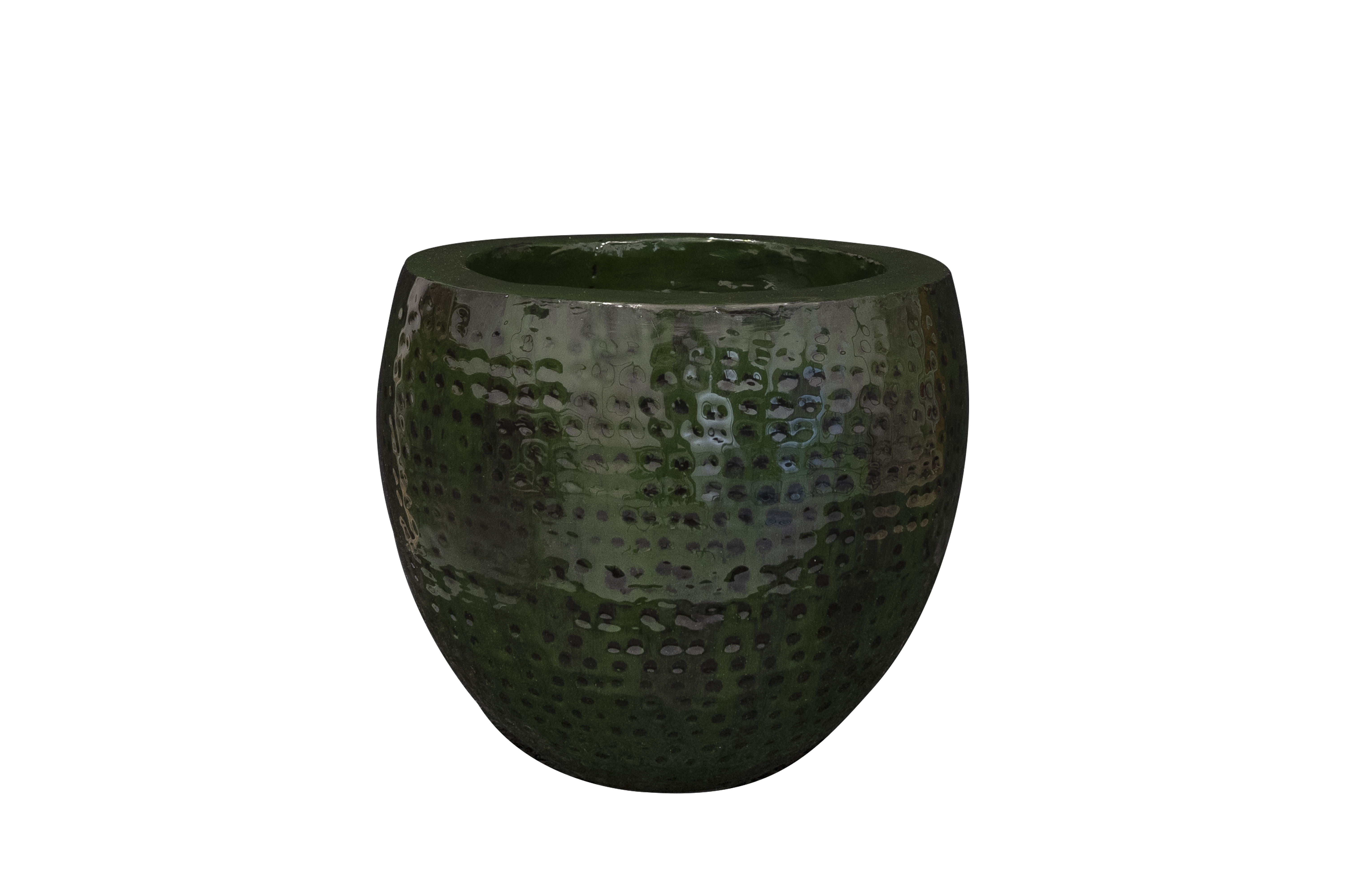 Decofinder Gefäss Thom, Metall, Waldgrün H: 27 cm  | Schubiger Möbel