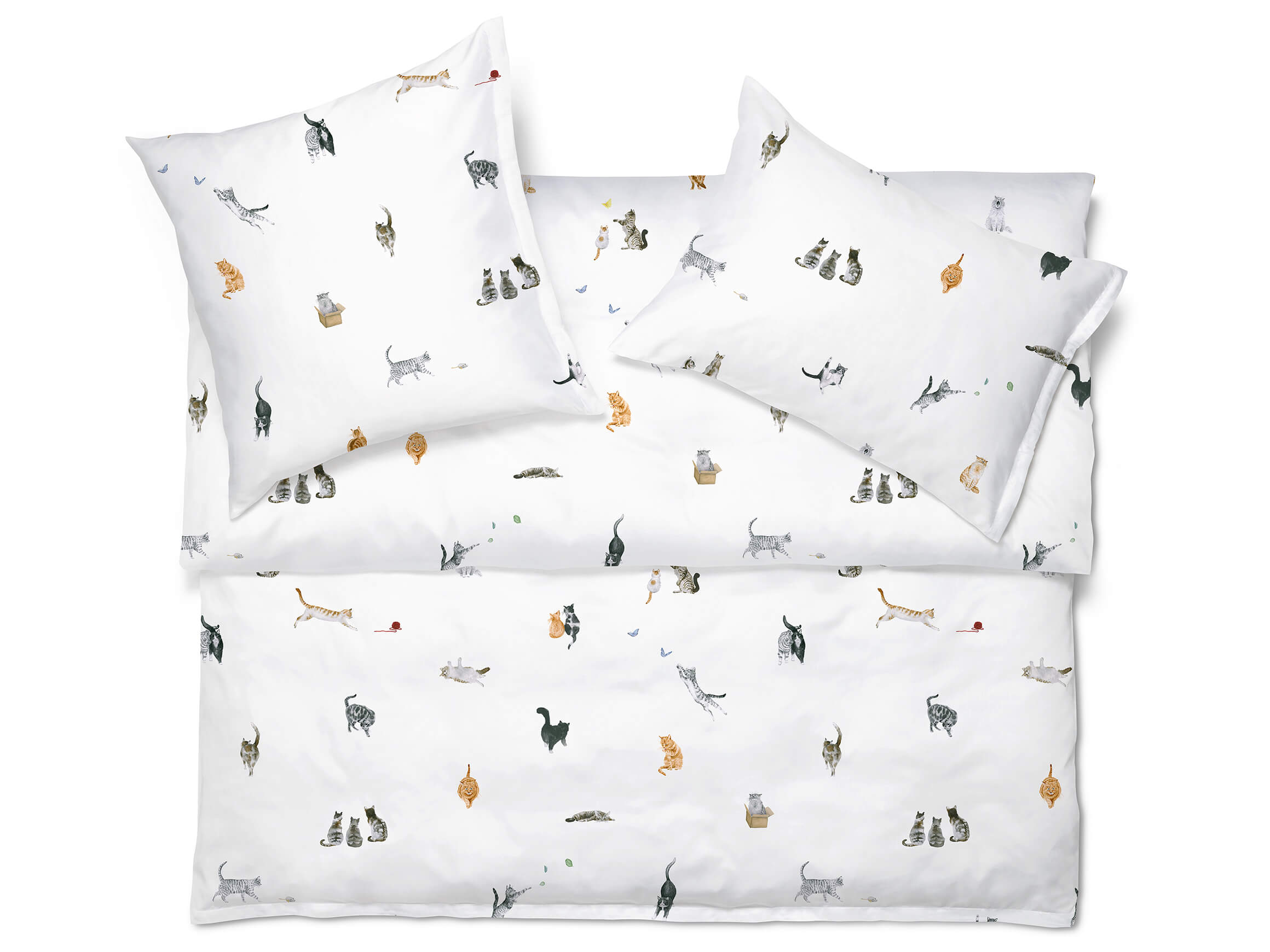 Kissenbezug Minou-Noblesse, Blanc Schlossberg Textil AG