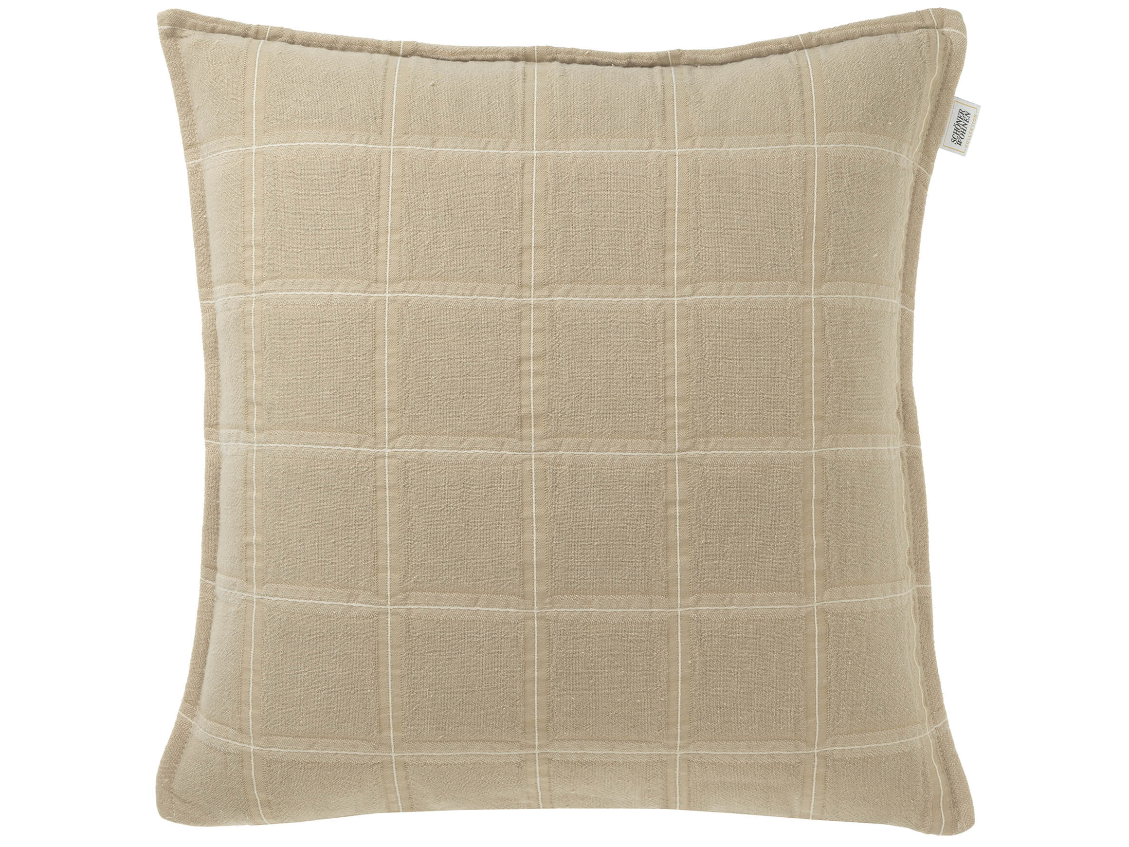 Stoeckel & Grimmler Kissenhülle Delight Sand 45x45 cm  | Schubiger Möbel