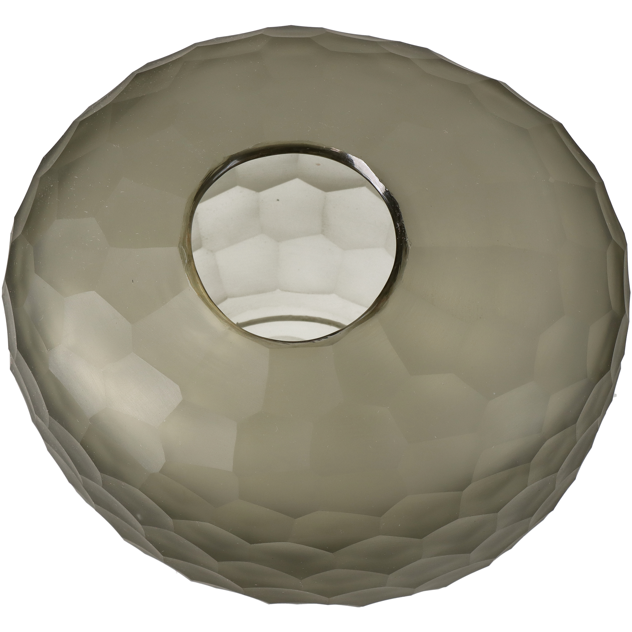 Vase Glas, Rauch H: 20 cm Kersten