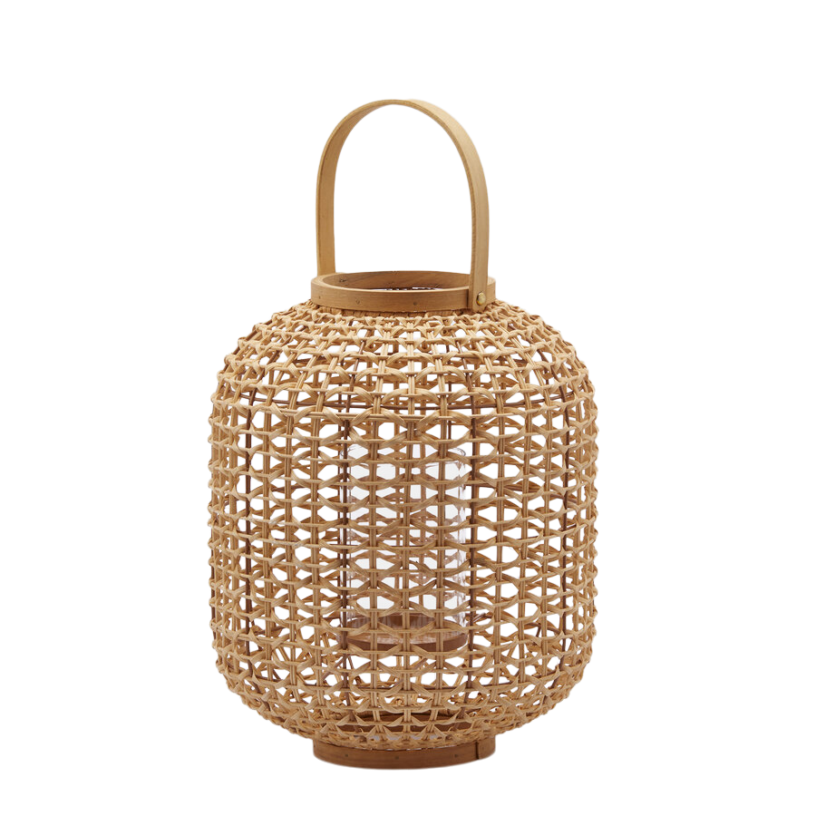 Edg Weindlicht Bambus H: 38 cm Holzfarbig | Schubiger Möbel
