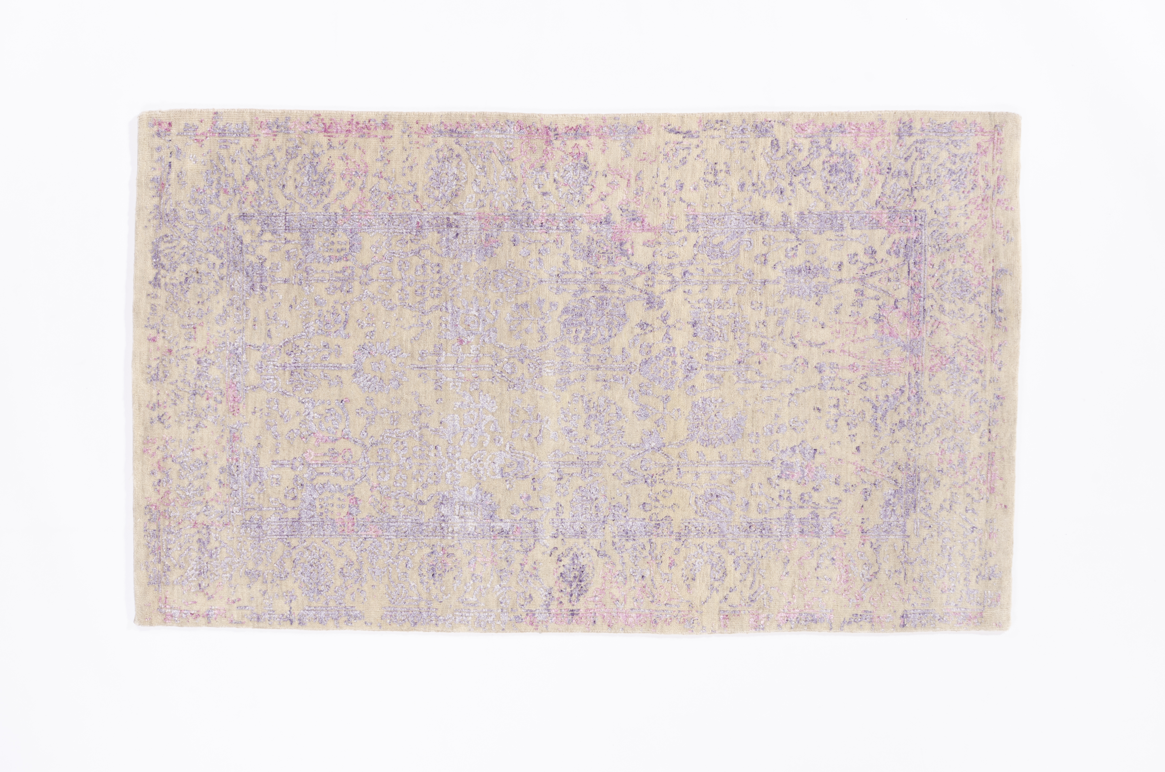 Moderner Teppich Hamedan Negra/ Farbe: Grau / Masse (BxT) :92x155 cm