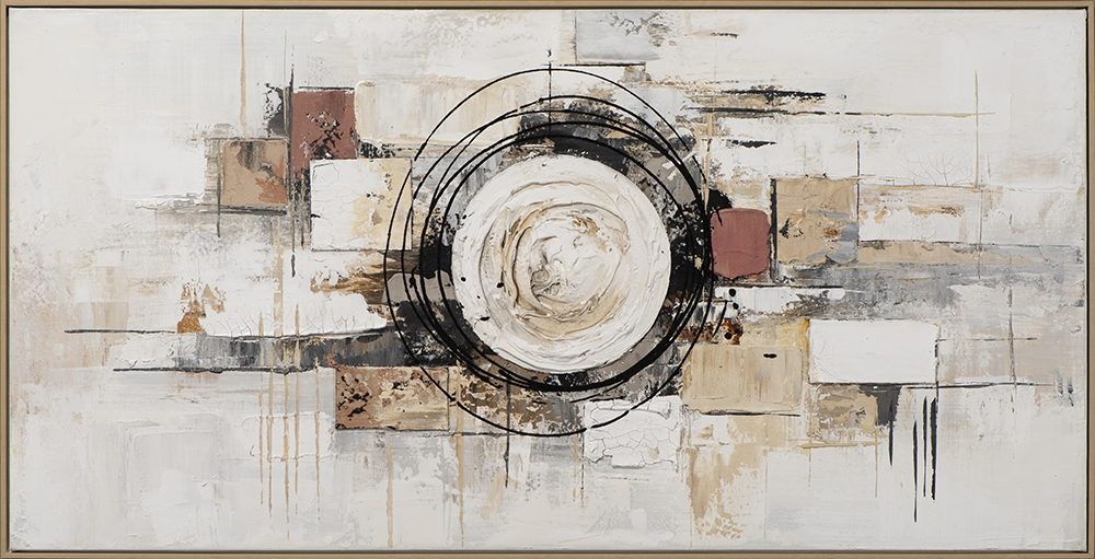 Bild Luftige Geometrie image LAND / Grösse: 142 x 72 cm