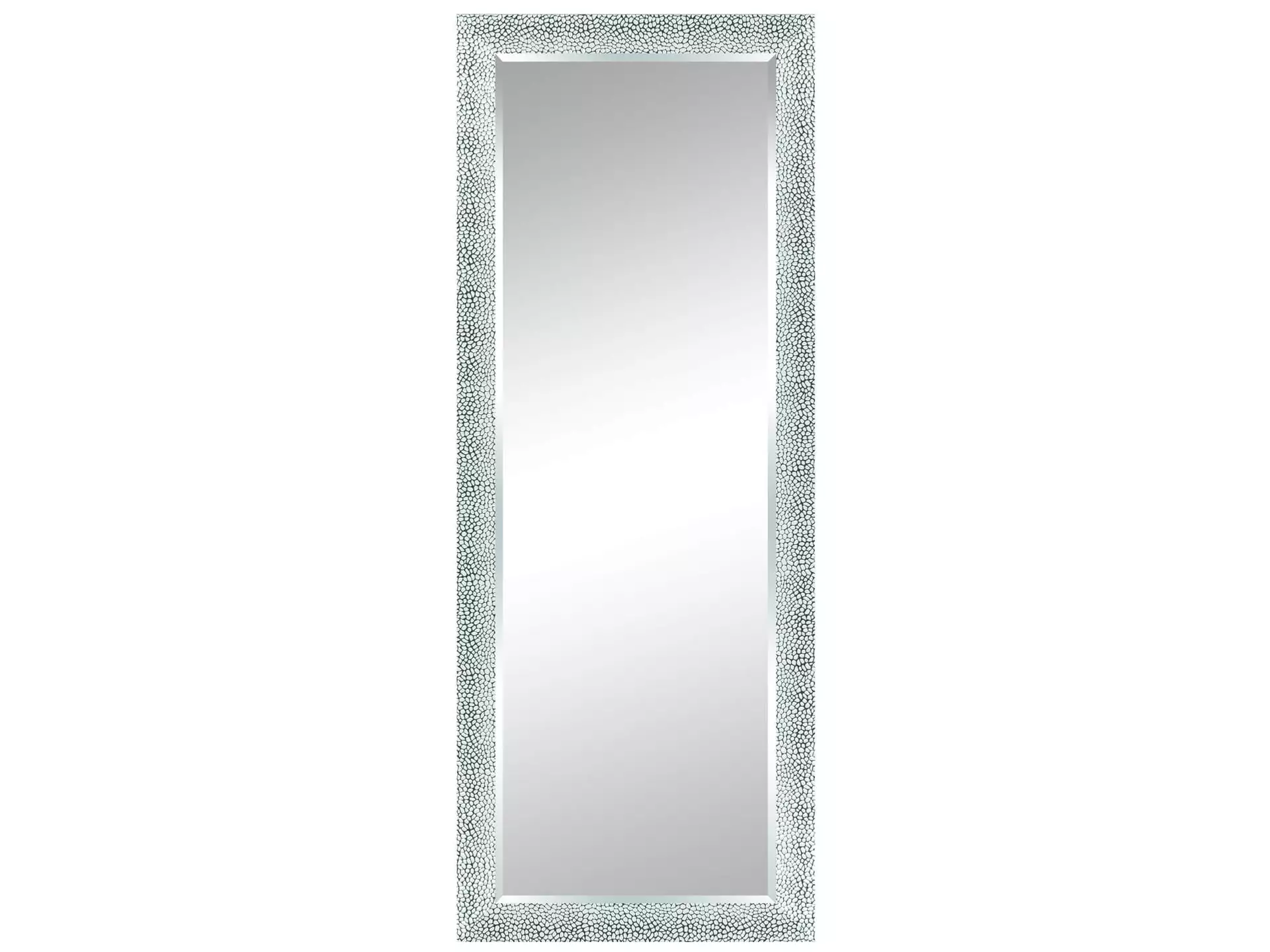 Spiegel Mathilda Silber-Weiss Len-Fra/ Farbe: Silber / Masse (BxH) :55,00x115,00 cm