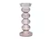Kerzenständer Glas Mauve H: 36 cm Edg