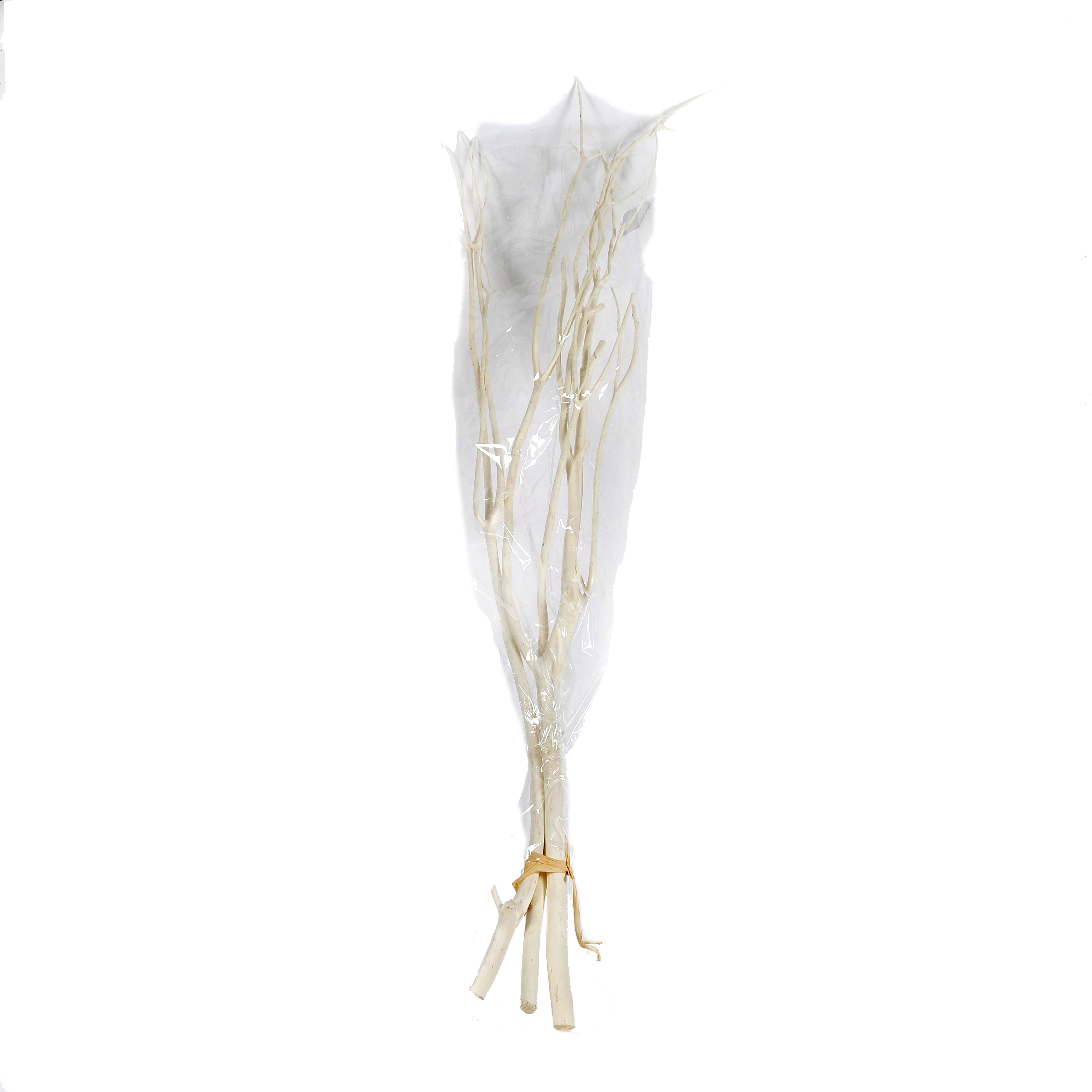 Decofinder Kunstblumen Mitsumata, 3er Bund, Weiss  | Schubiger Möbel