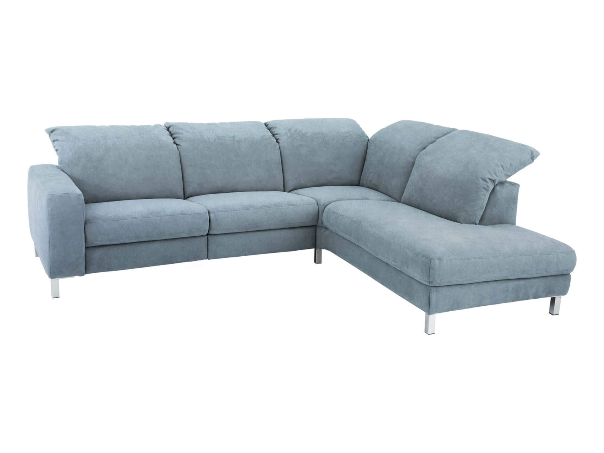 Ecksofa Hohoe Basic Candy / Farbe: Aqua / Material: Stoff Basic