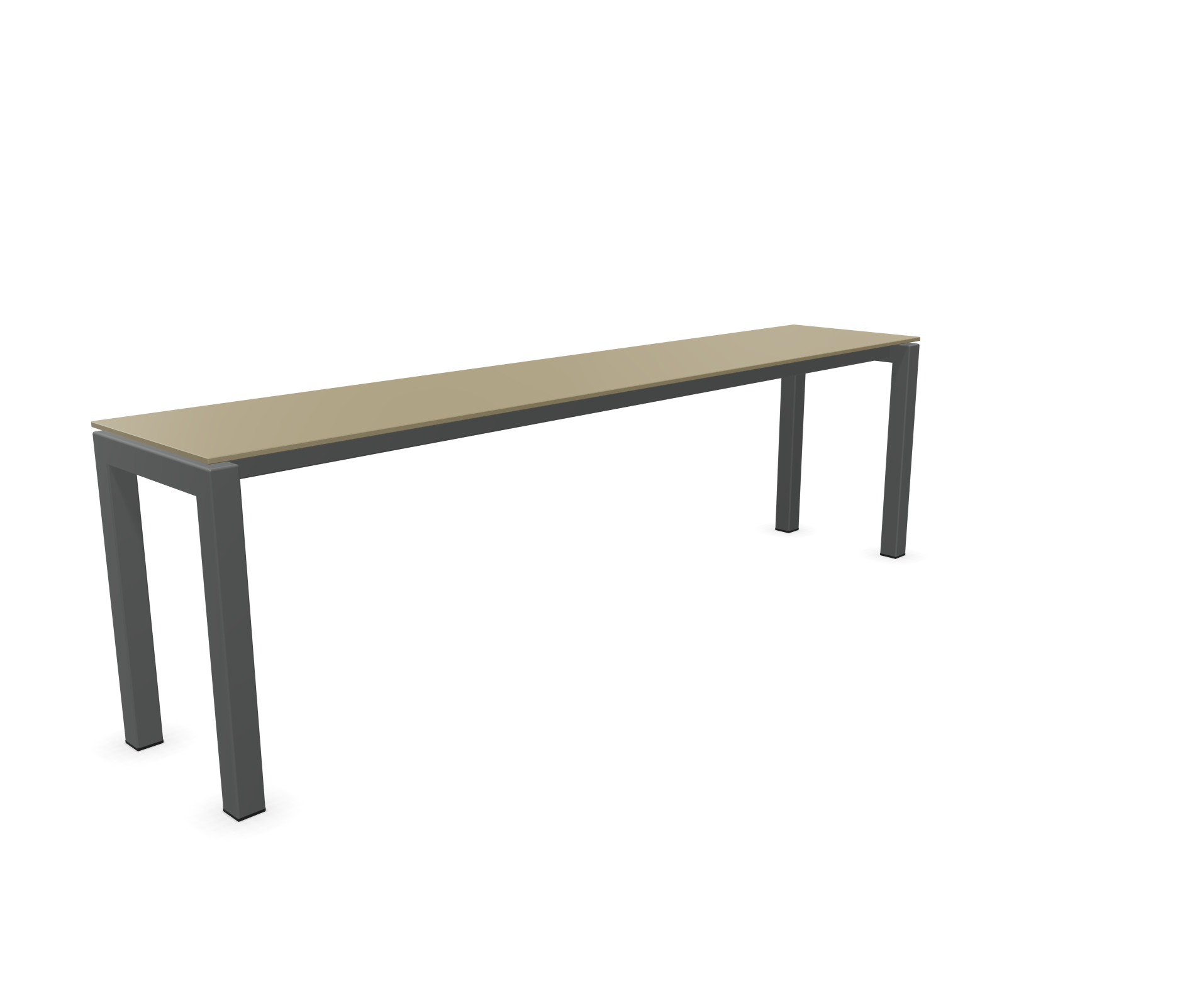 Lucerne garden bench from Schaffner / Colour: Champagne / Size: 160 x 32 cm