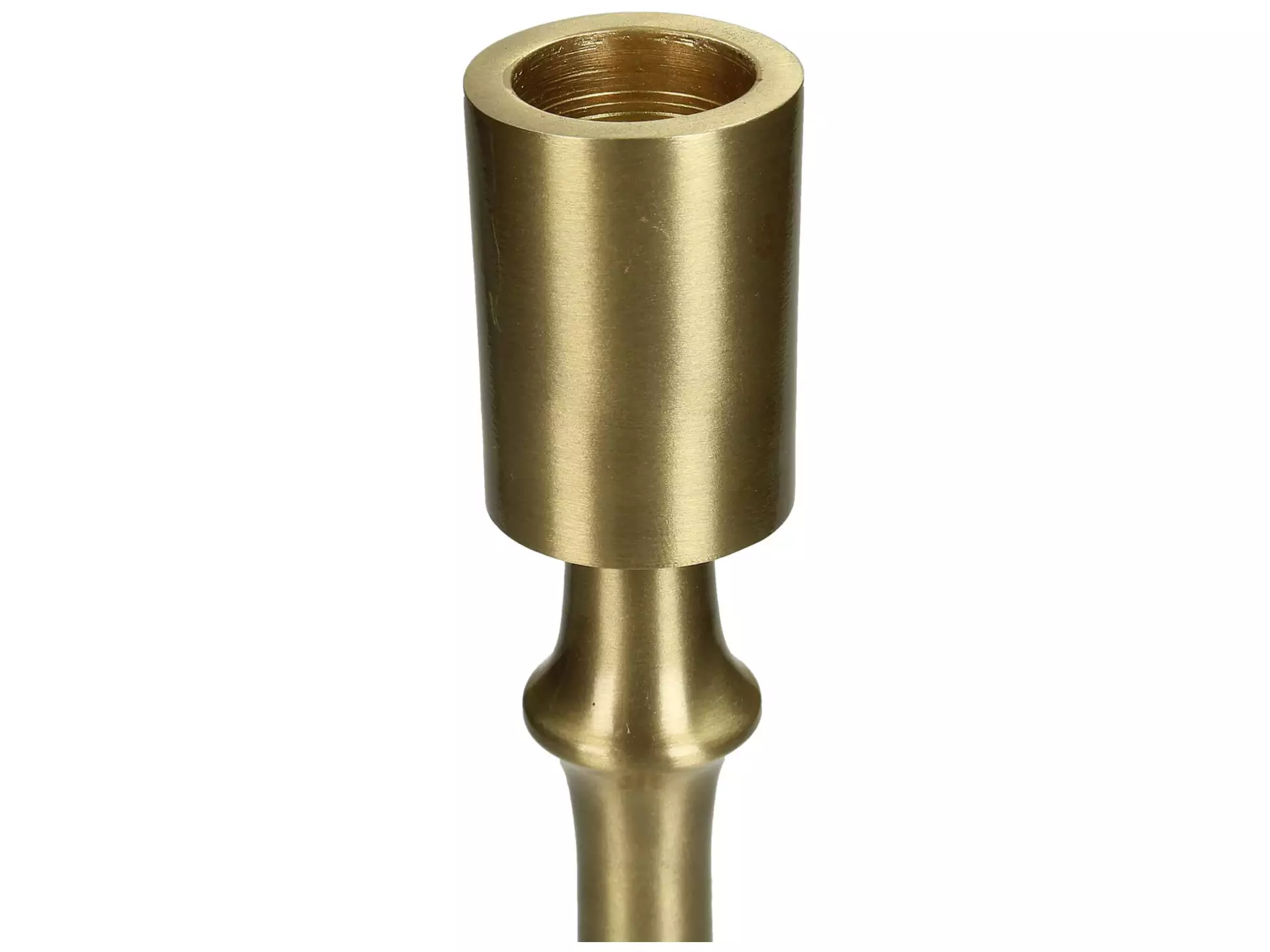 Kerzenleuchter Aluminium Gold H: 28 cm Kersten / Farbe: Gold