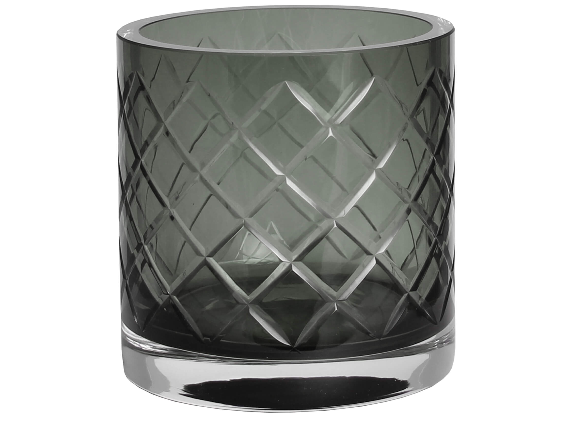 Zylinder Schliff Smoke H: 12 cm Kaheku