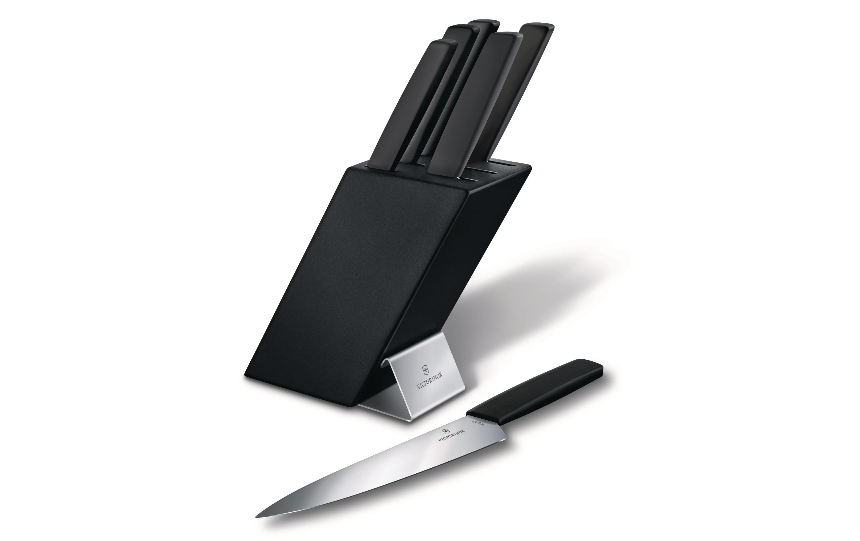 Messerblock-Swiss Modern, Schwarz-Alltron