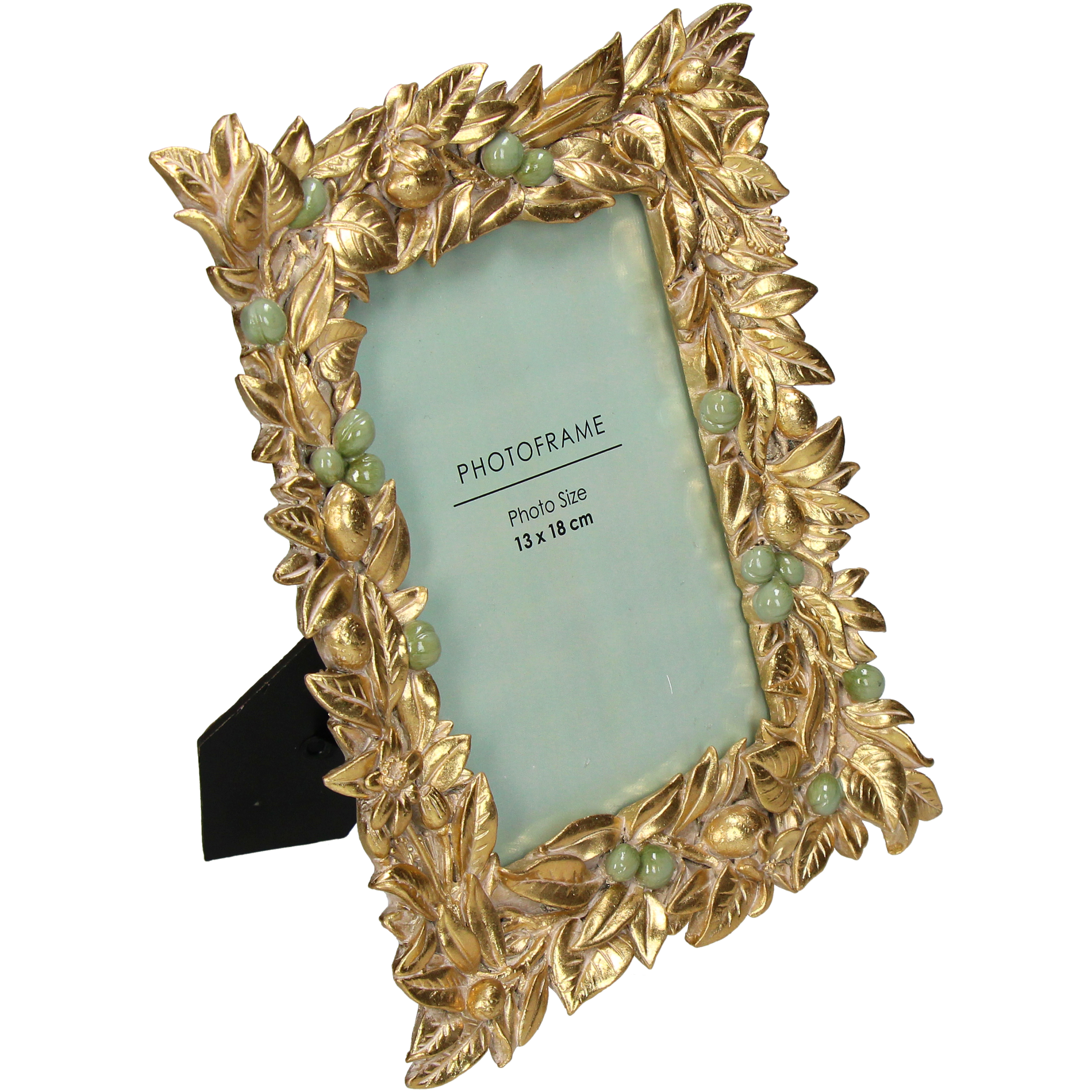Fotorahmen Olivengirlanden, Gold B: 13 cm Kersten