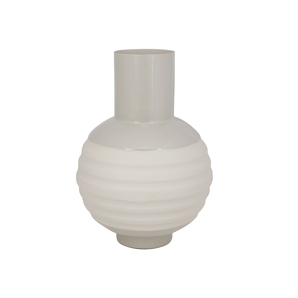 Decofinder Vase Grecia, Hellgrau  | Schubiger Möbel