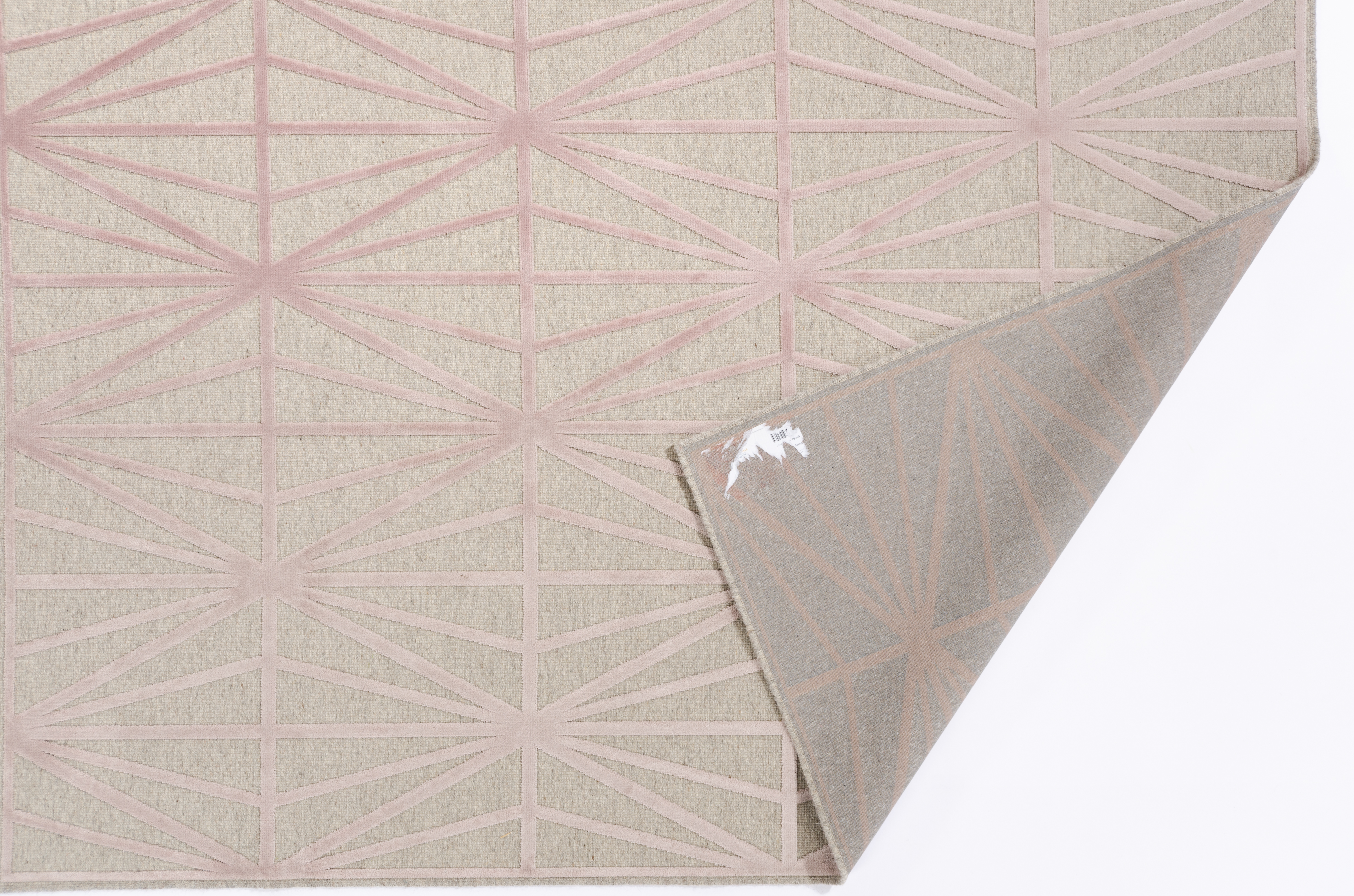 Moderner Maschinenteppich Mecano 2 Negra/ Farbe: Orange / Masse (BxT) :140x200 cm