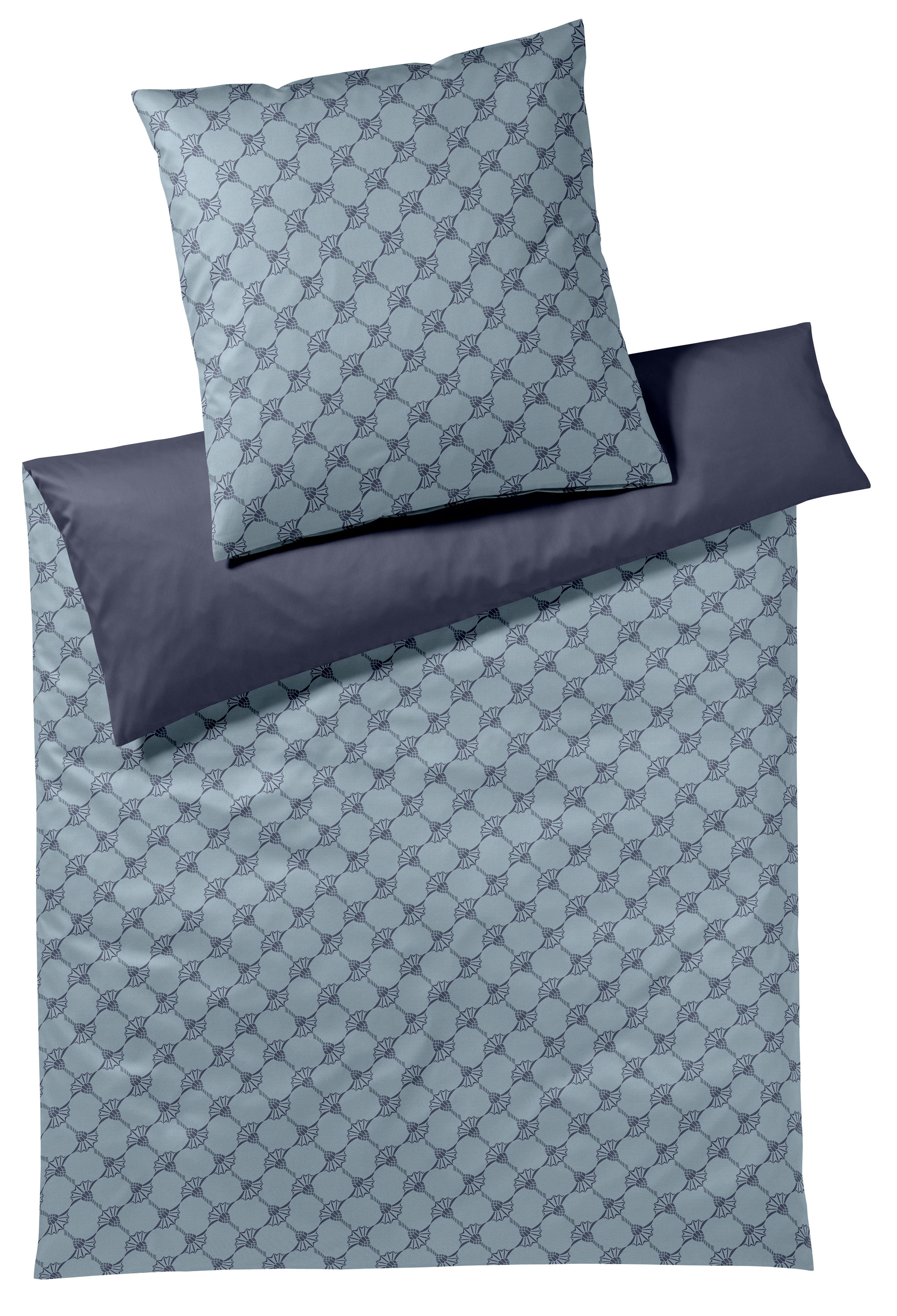 Literie Cornflower Double Deep Ocean Elegante