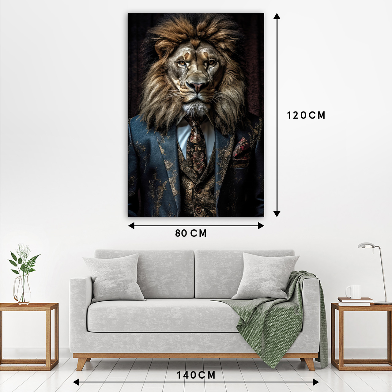 Stylish Lion Canvas image LAND