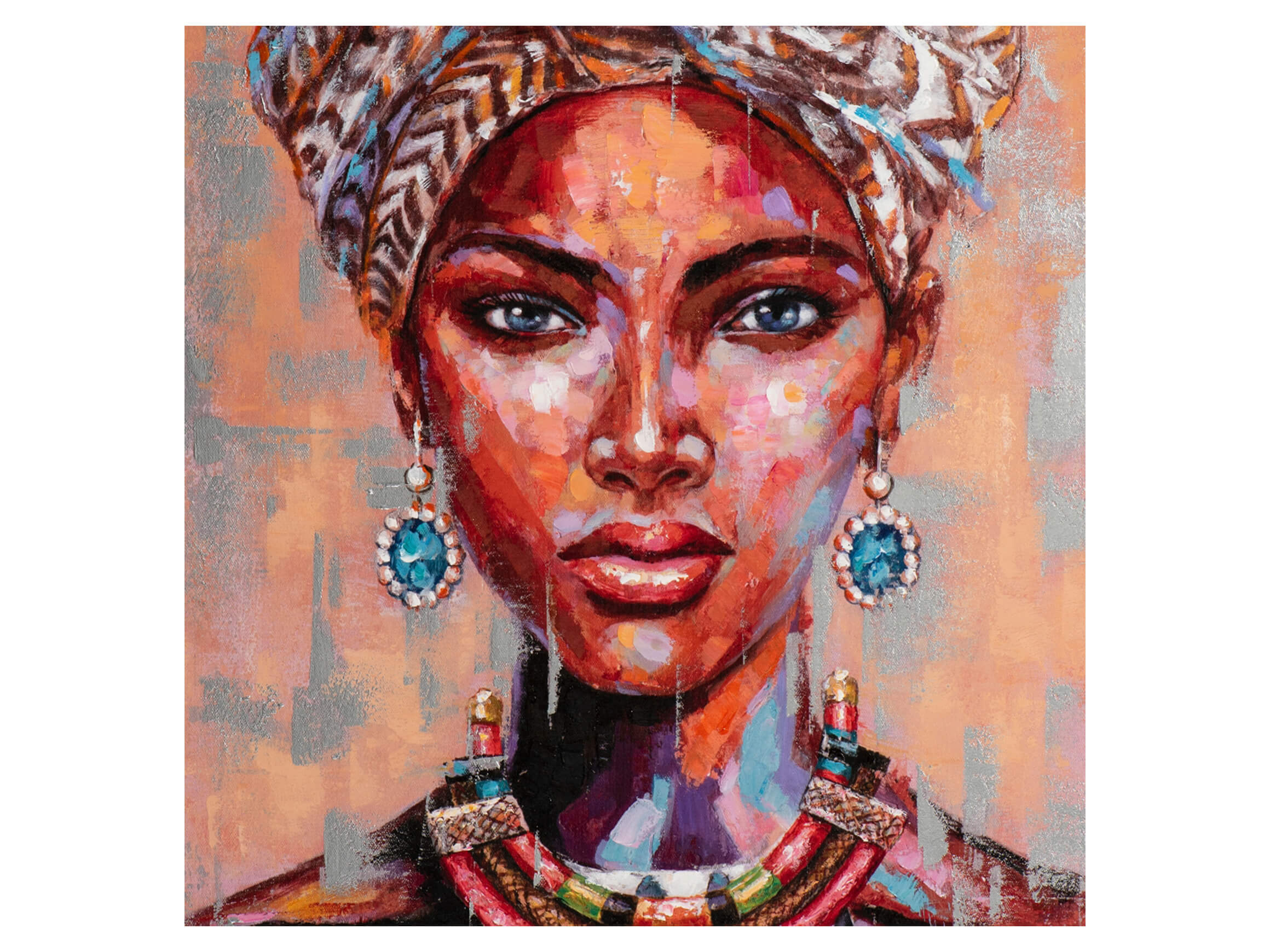 Bild Afrikanische Schönheit mit Turban image LAND