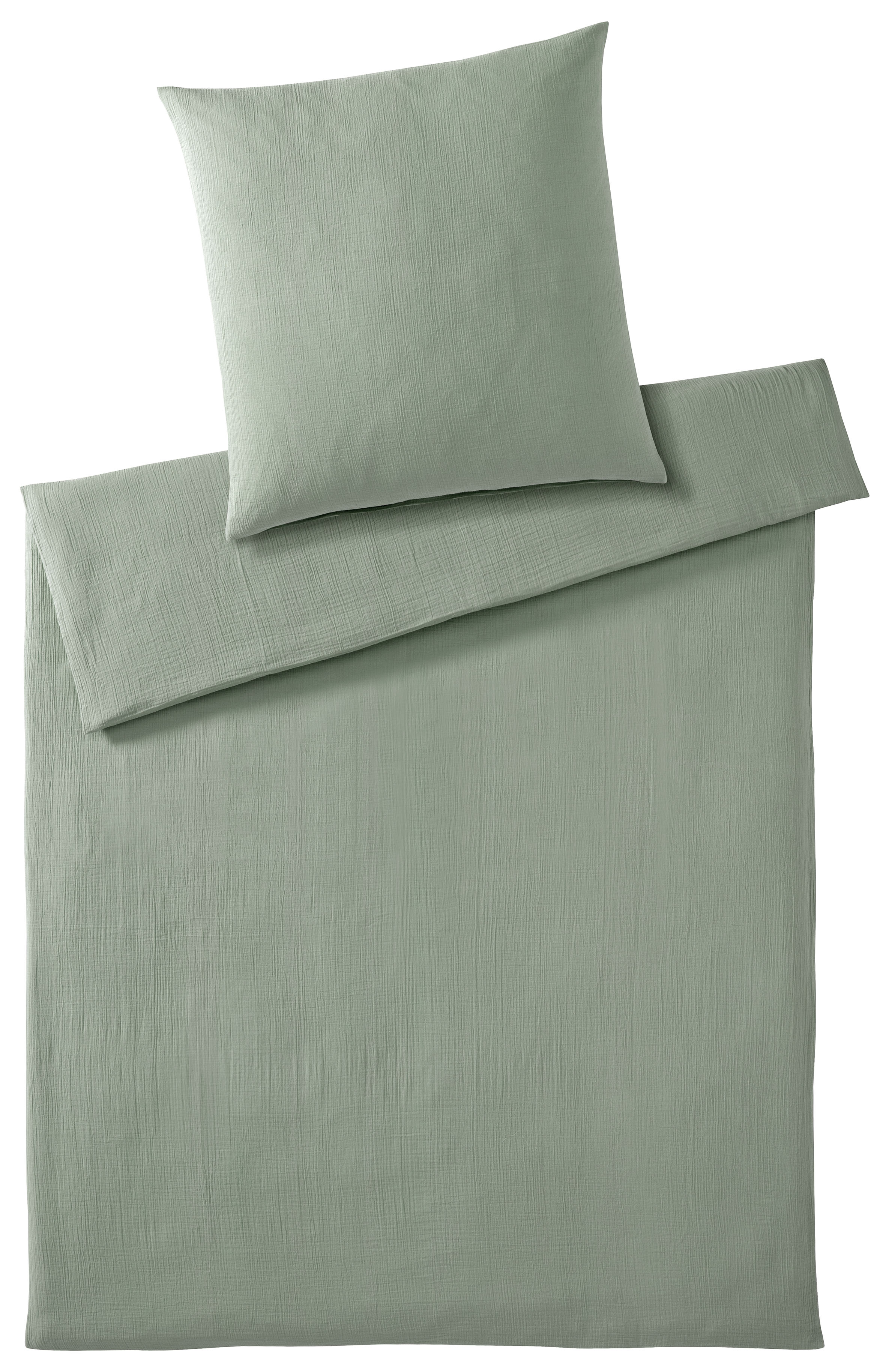 Bettwäsche Smooth Grün Elegante / Grösse: 65 x 100 cm