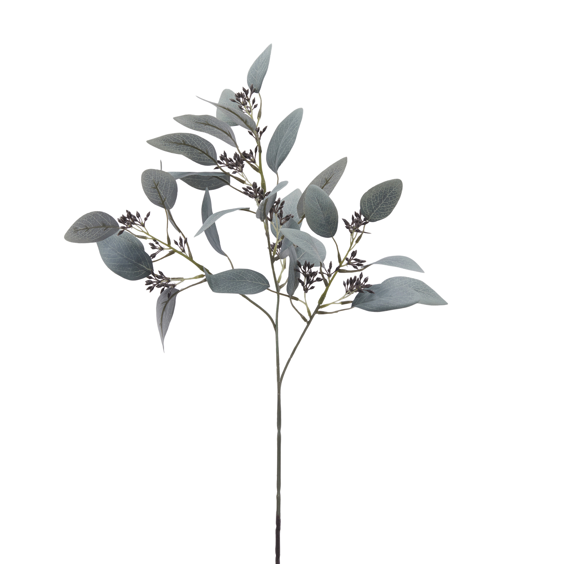 Kunstblume Eukalyptus Hellgrün H: 60 cm Edg