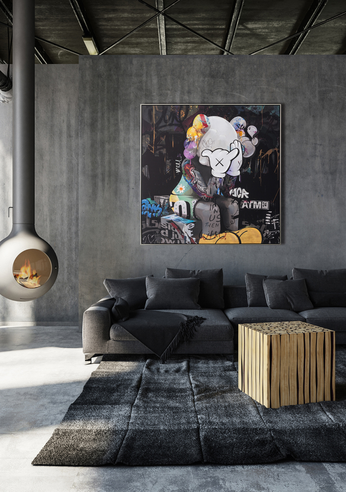 Gemälde-Thinking Mouse-image LAND