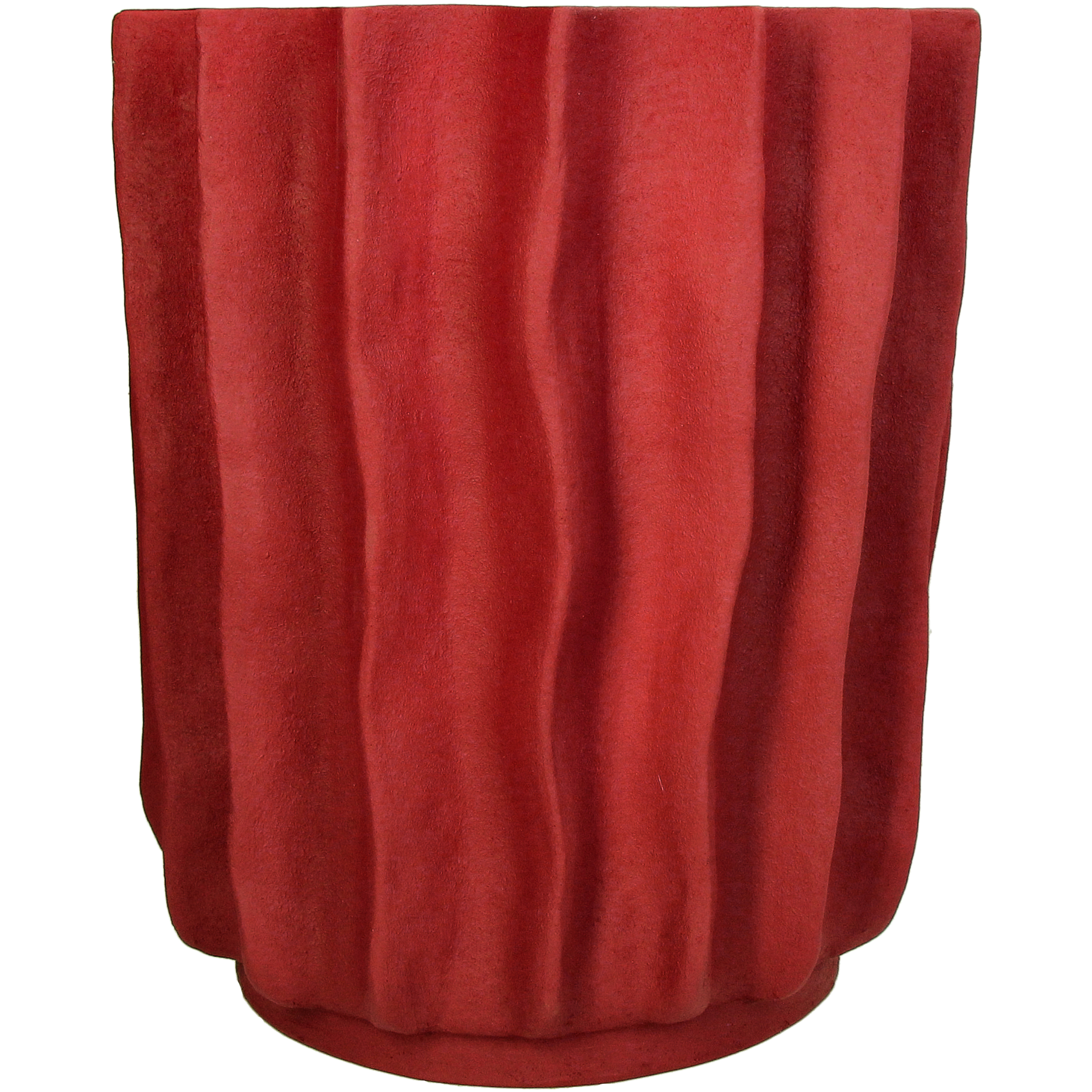 Vase Polyresin, Rot H: 29 cm Kersten