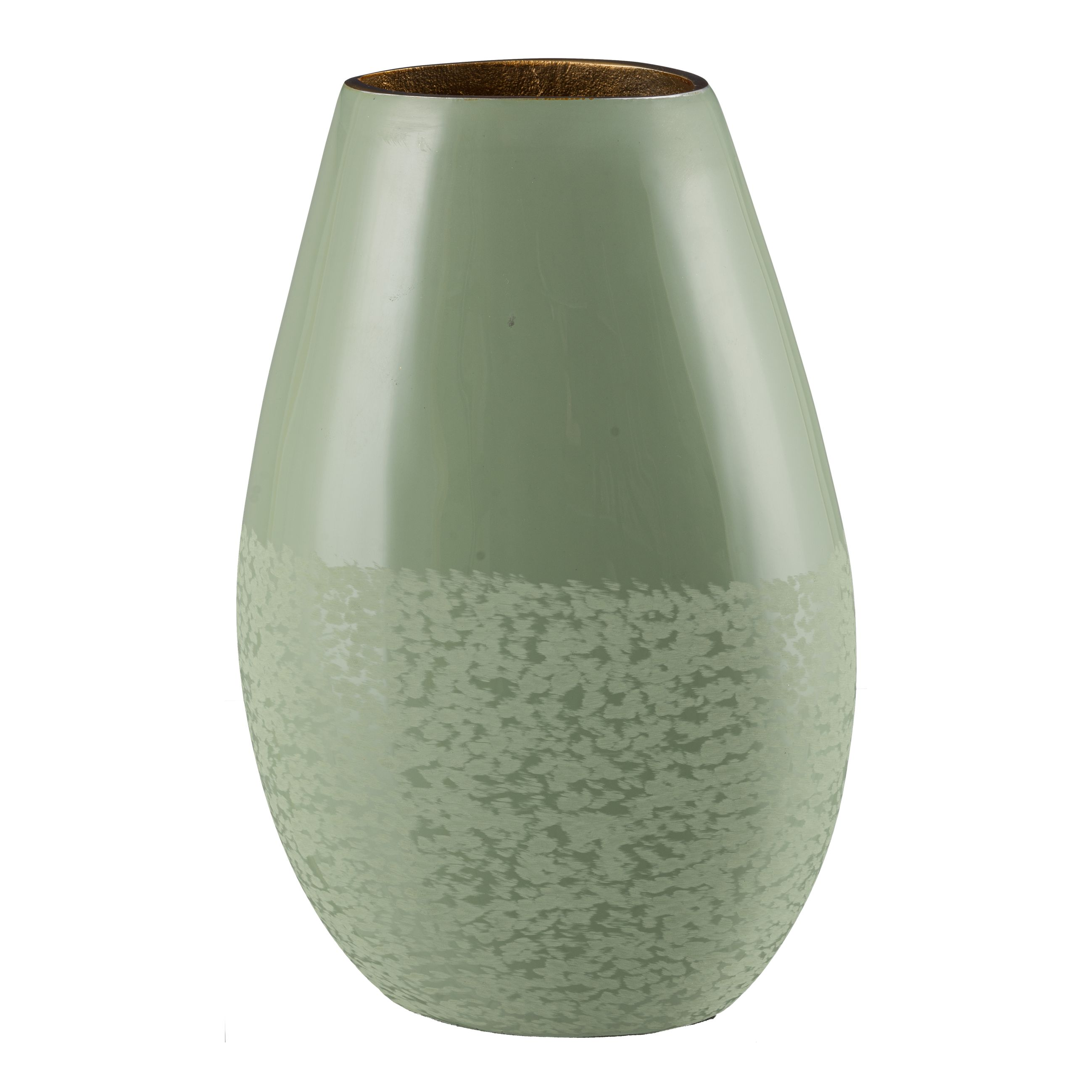 Gasper Vase Eleganza, Salbei H: 33 cm  | Schubiger Möbel