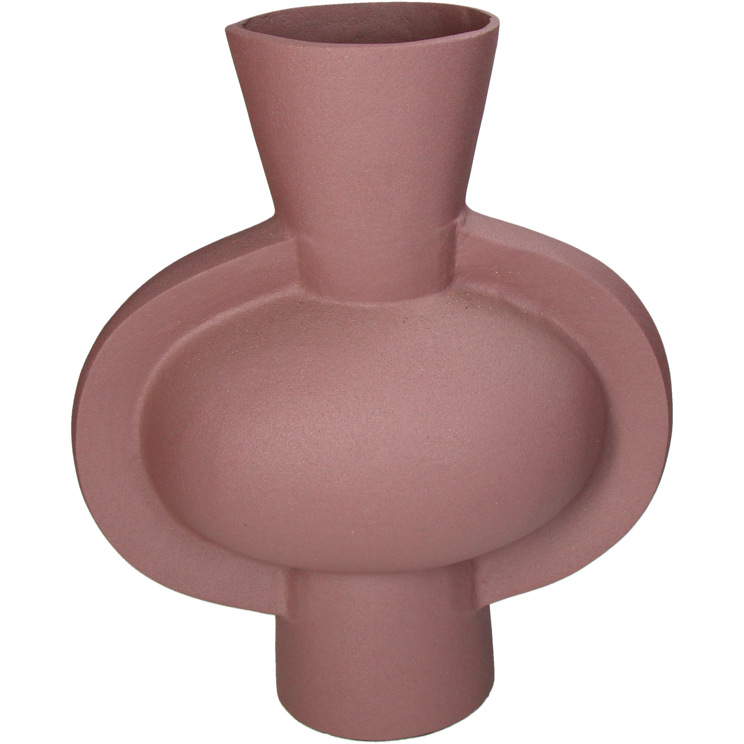 Kersten Vase Aluminium, Mauve H: 40 cm  | Schubiger Möbel