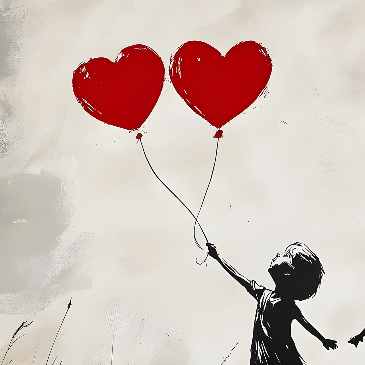 Canvas-Love Balloons-image LAND