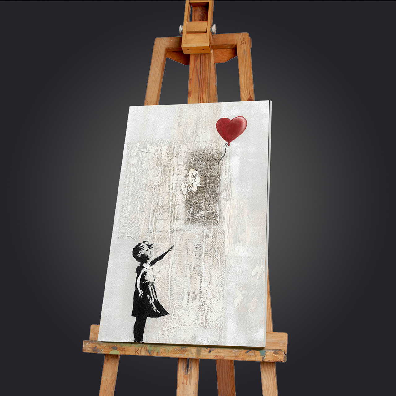 Gemälde Love Balloon Girl image LAND