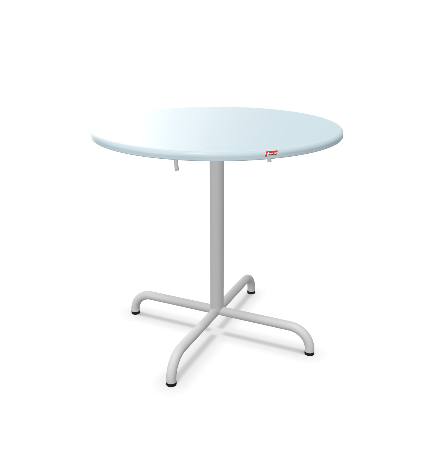 Tisch Davos Rund von Schaffner / Farbe: Pastellblau / Grösse: x cm