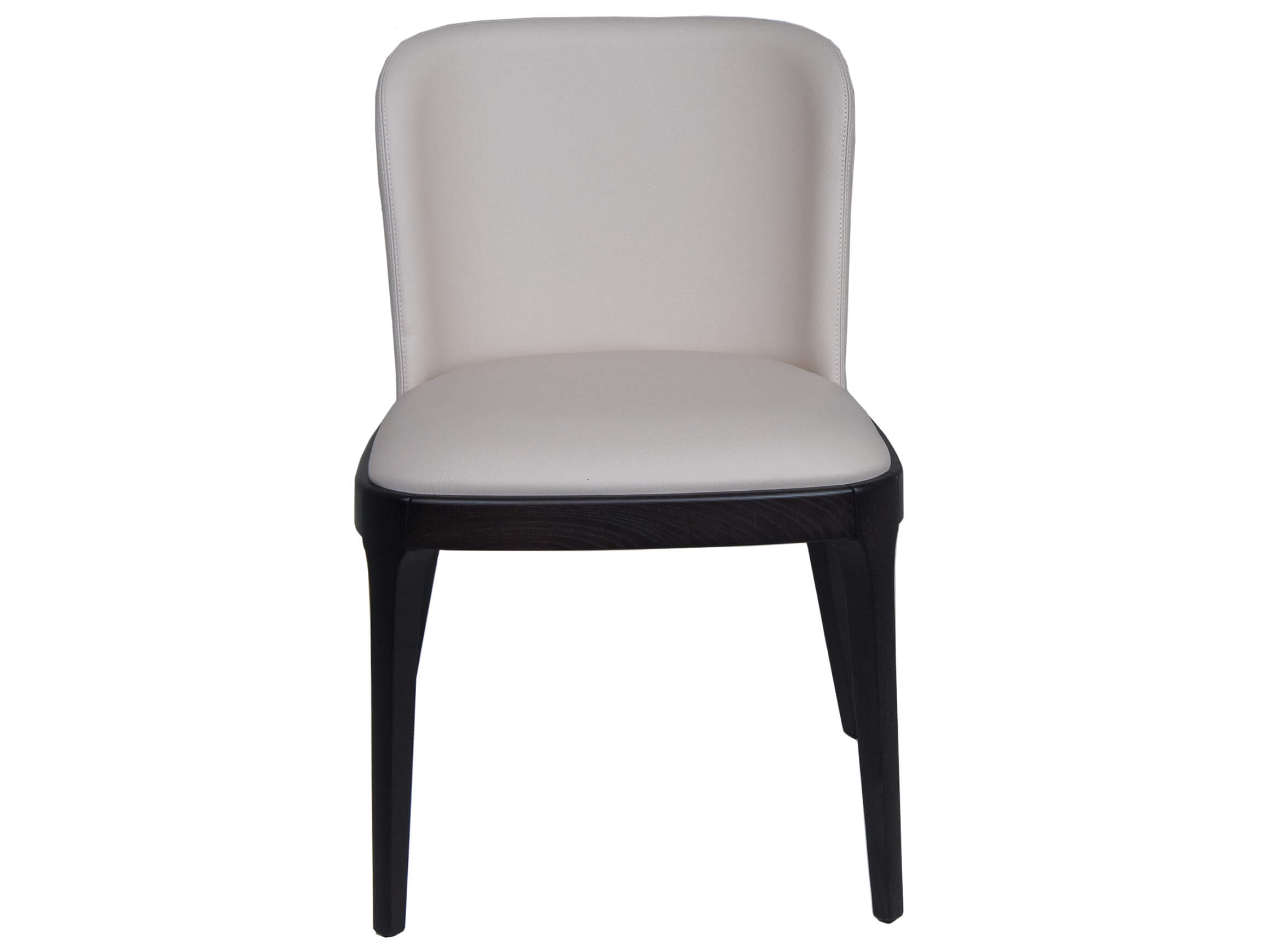 Stuhl Magda Cattelan/ Farbe: Beige / Material: Leder / Masse (BxT) :53x55 cm