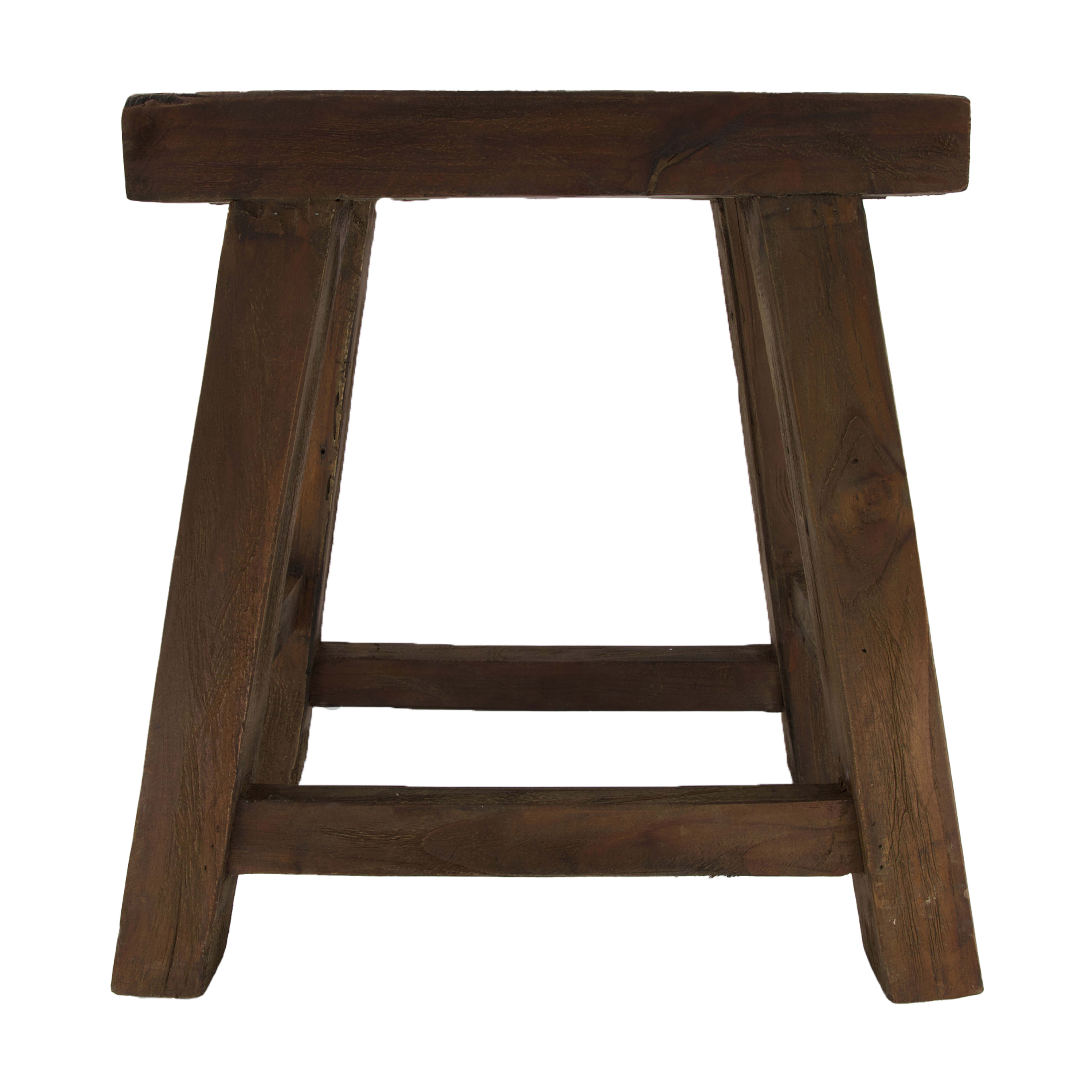 Decofinder Hocker Teakholz H: 45 cm  | Schubiger Möbel