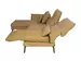 Ecksofa Spin Candy / Farbe: Gelb / Bezugsmaterial: Stoff
