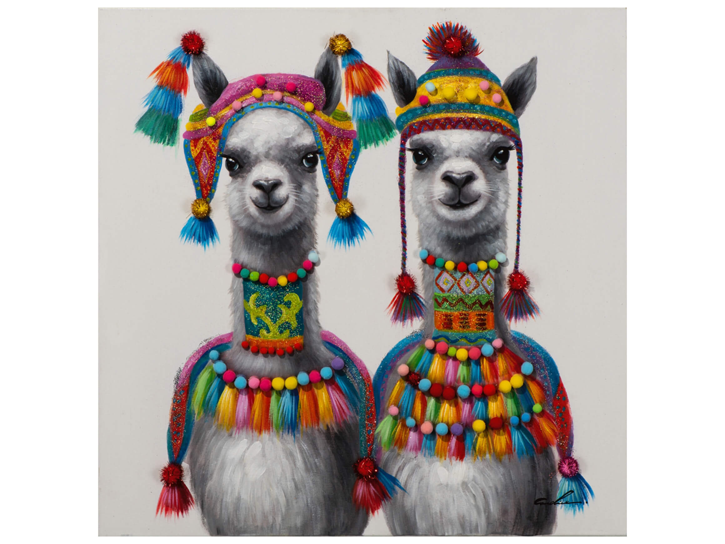Bild 2 Lamas im Inka Stil image LAND