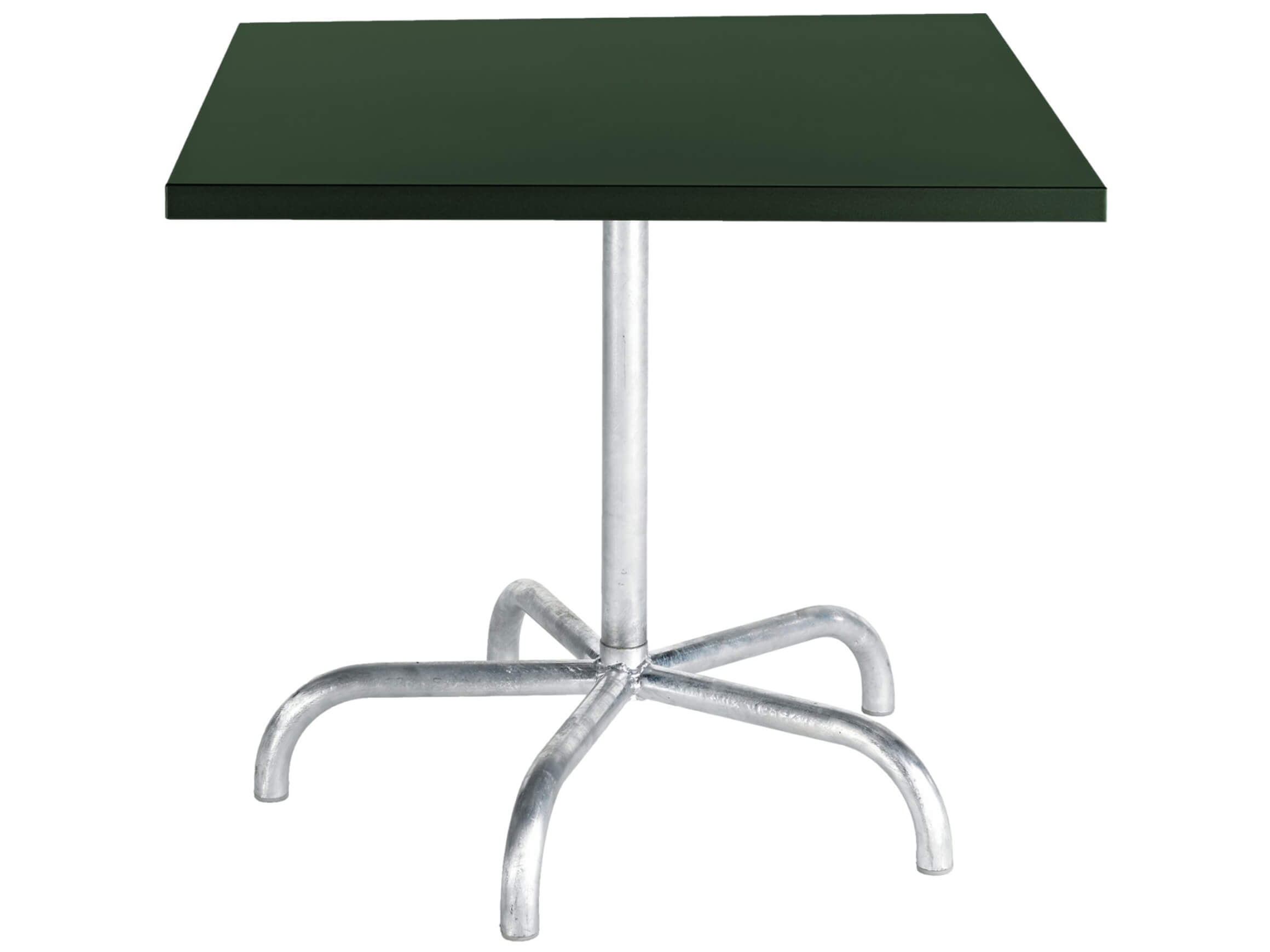 Gartentisch Säntis Quadratisch Schaffner / Farbe: Tannengrün