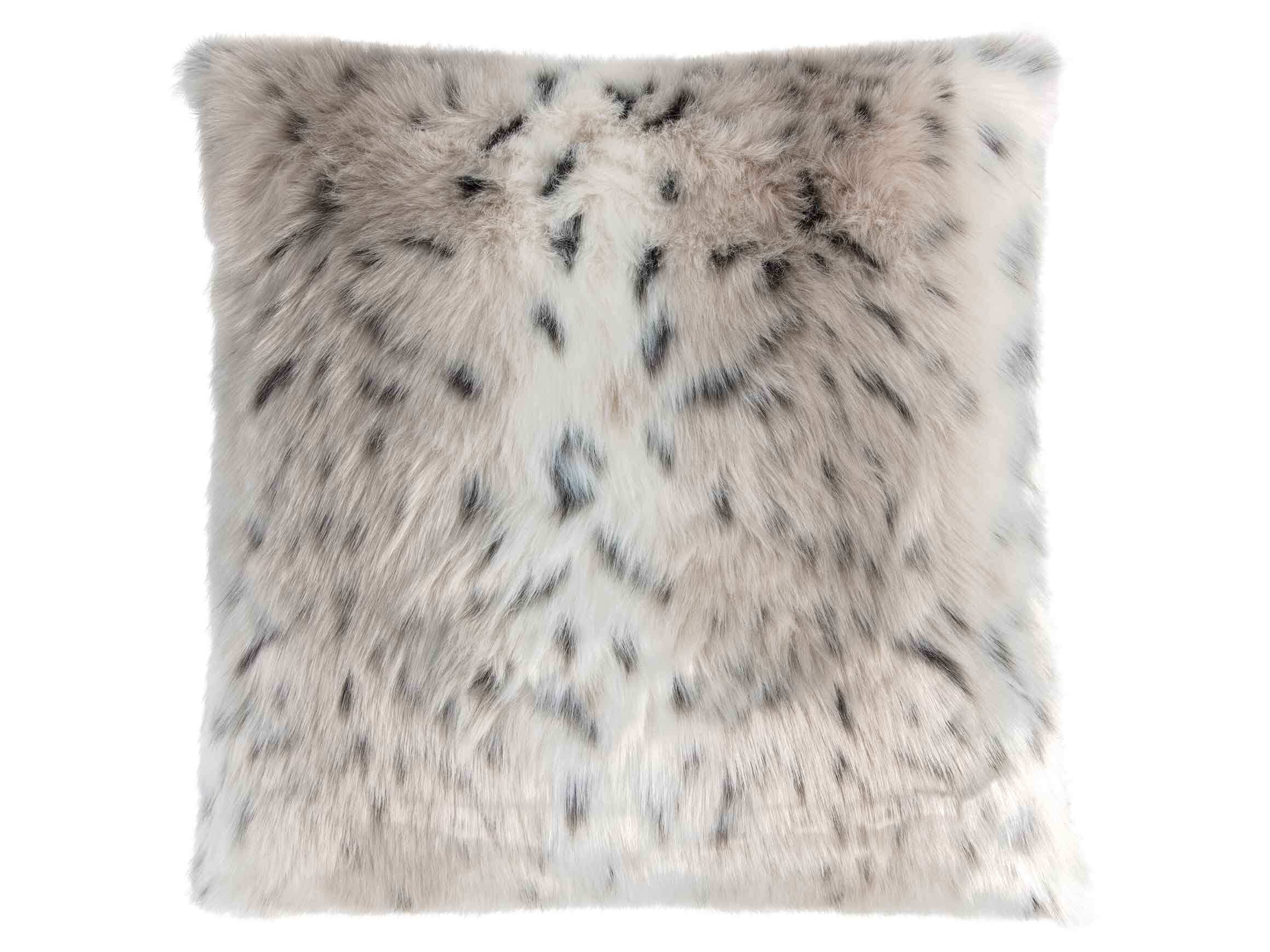 Magma Kissenhülle Skins Schneeluchs 50x50 cm Weiss | Schubiger Möbel