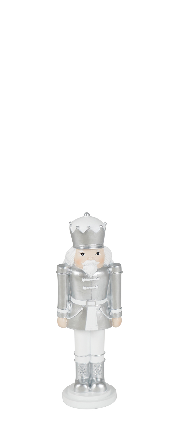 Kaheku Figur Nussknacker, Silber H: 16 cm  | Schubiger Möbel