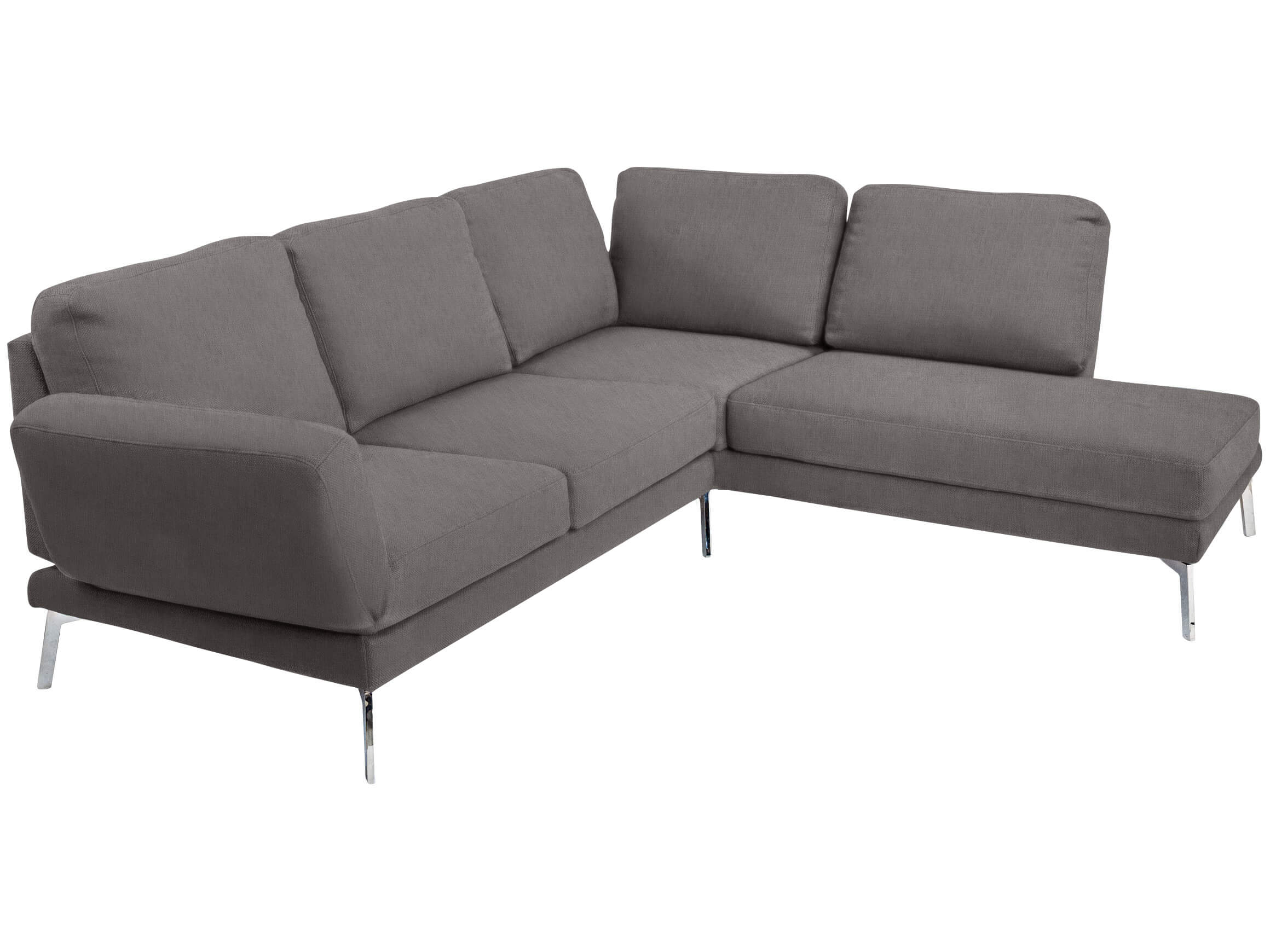 Ecksofa Toledo Basic Candy / Farbe: Stone / Material: Stoff Basic