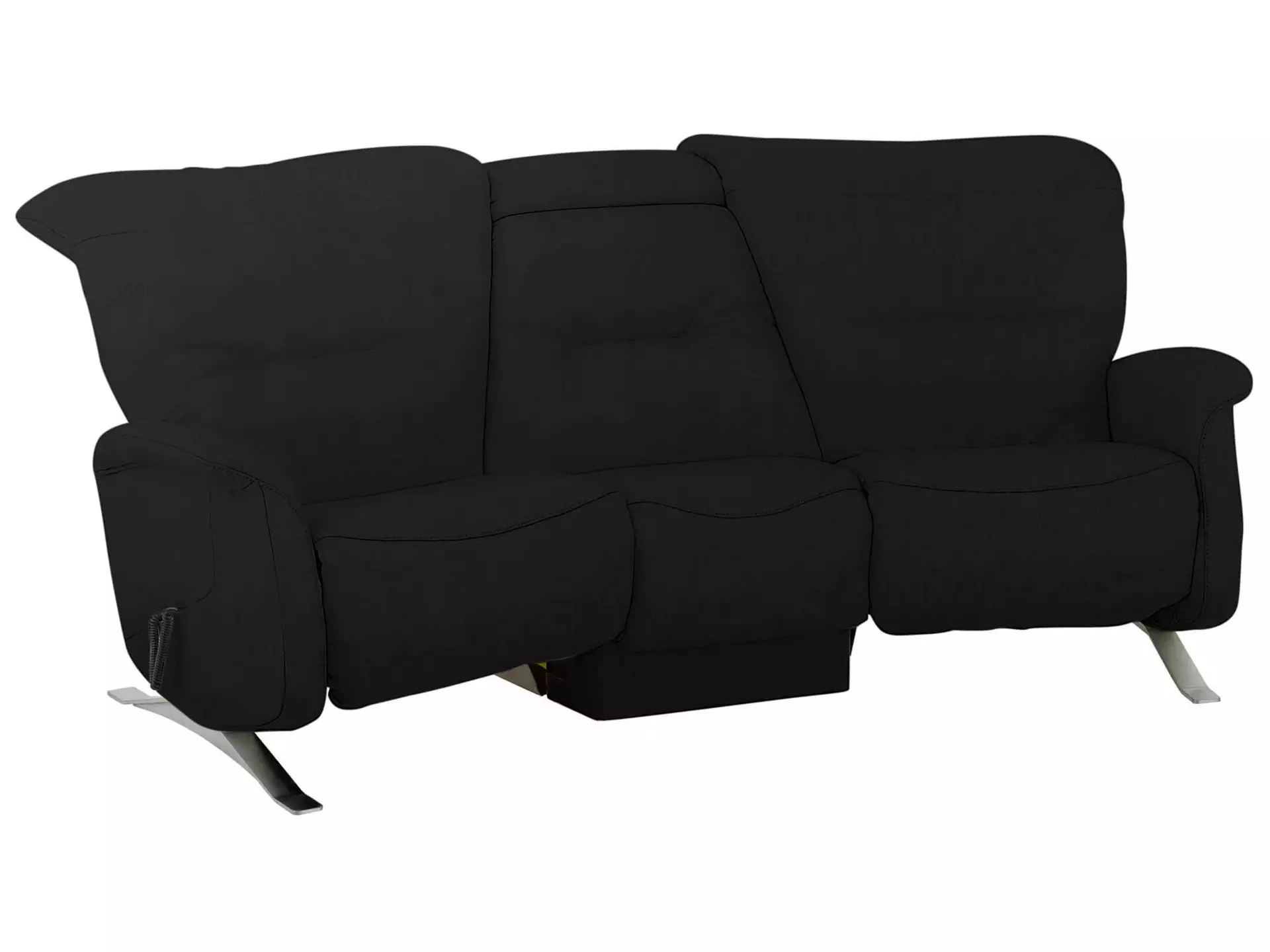 Sofa Calea Basic Himolla / Farbe: Kohle / Material: Leder Basic
