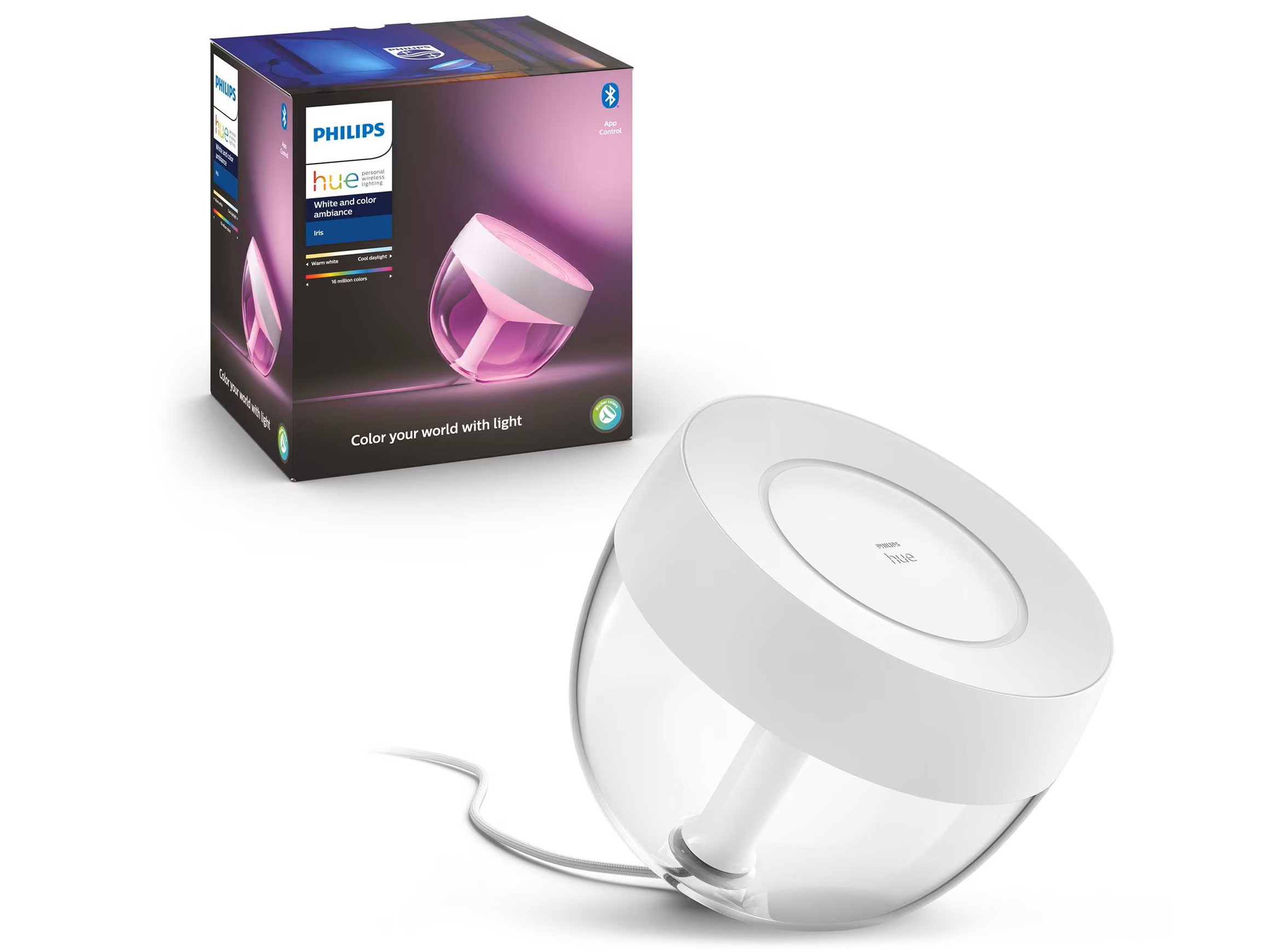 Table lamp Iris White Alltron