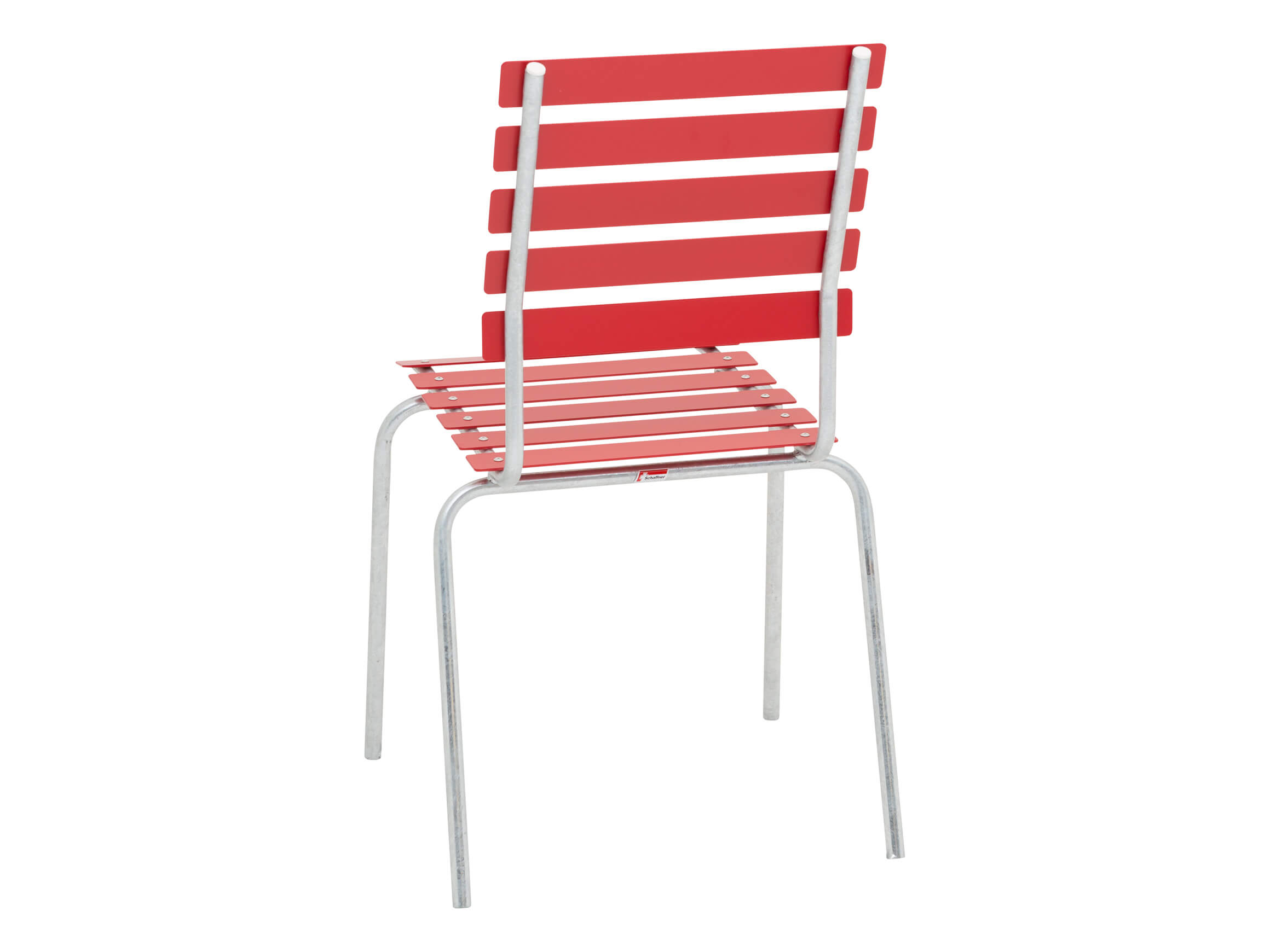 Gartenstuhl Ascona von Schaffner / Farbe: Rot / Grösse: 49 x 49 cm